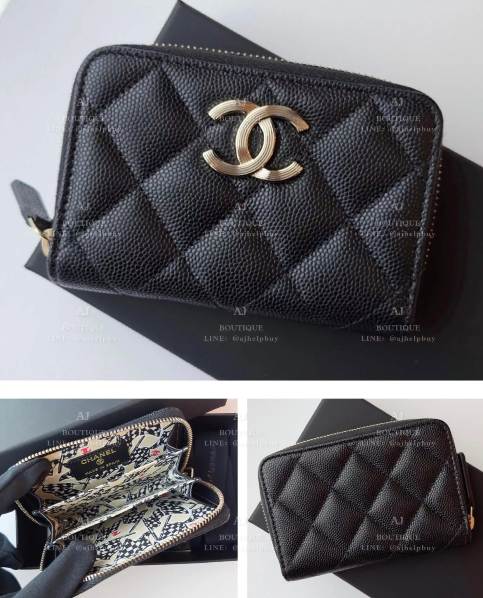 Chanel 拉鍊錢包 代購照片