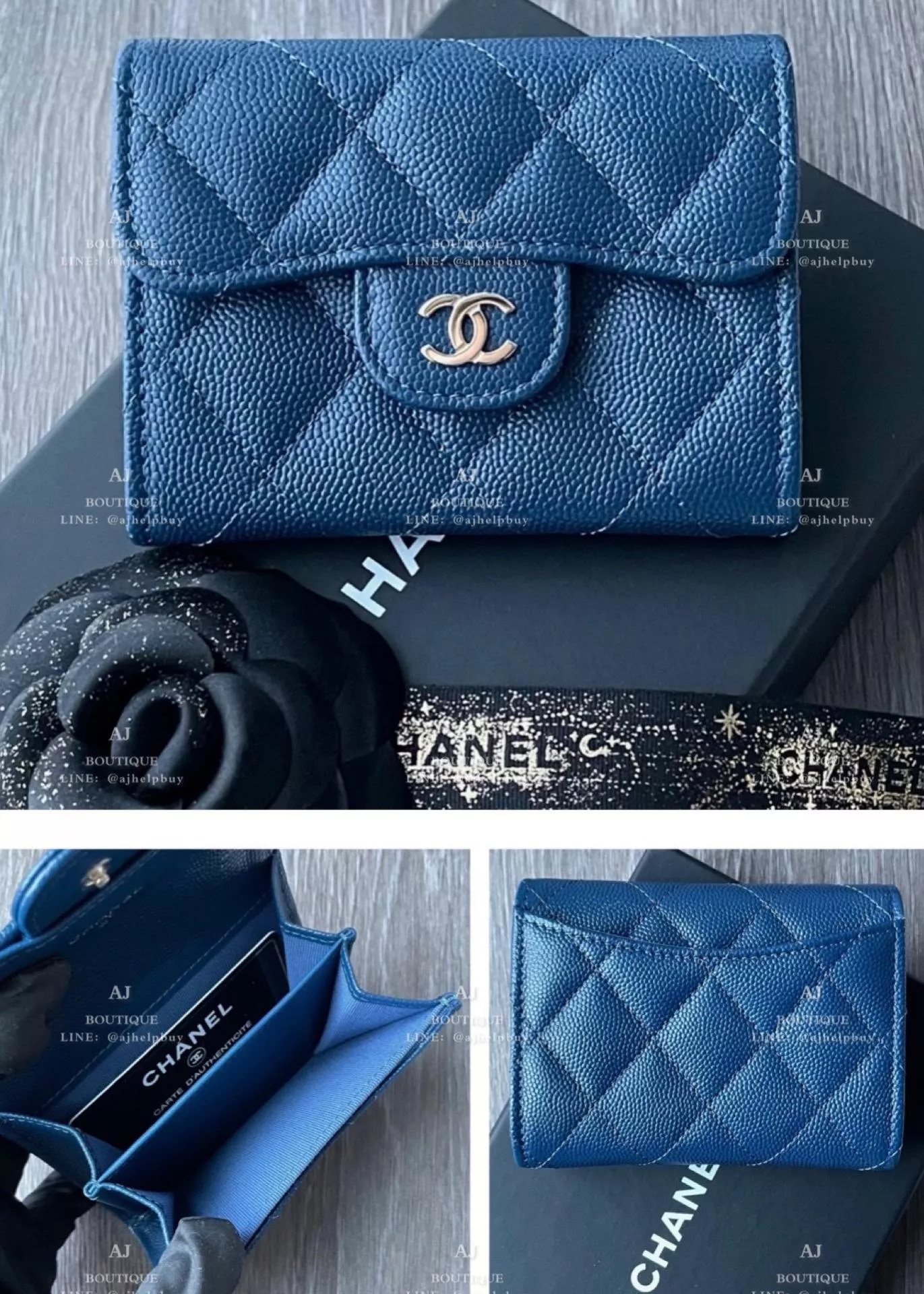 Chanel 經典款 雙層卡包 代購照片