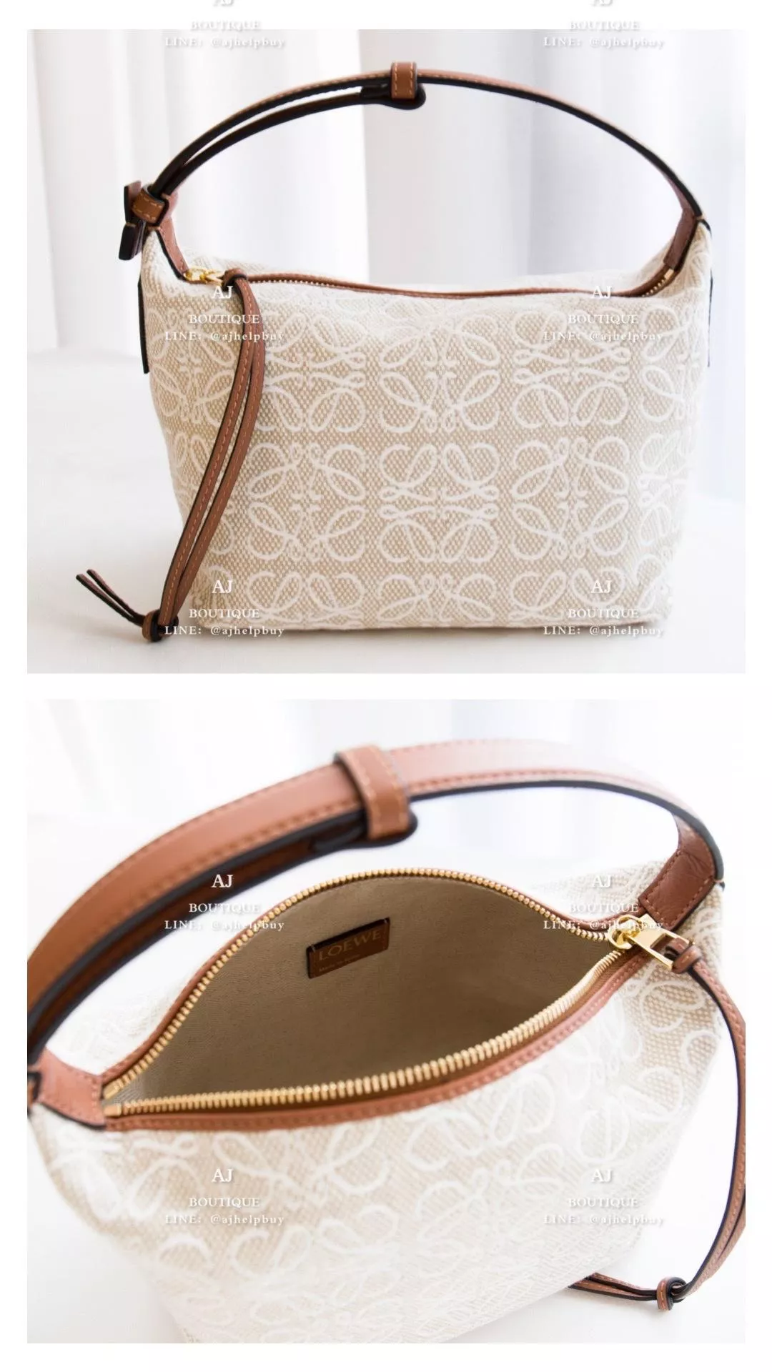 Loewe 小款 Cubi 帆布肩背包 代購照片