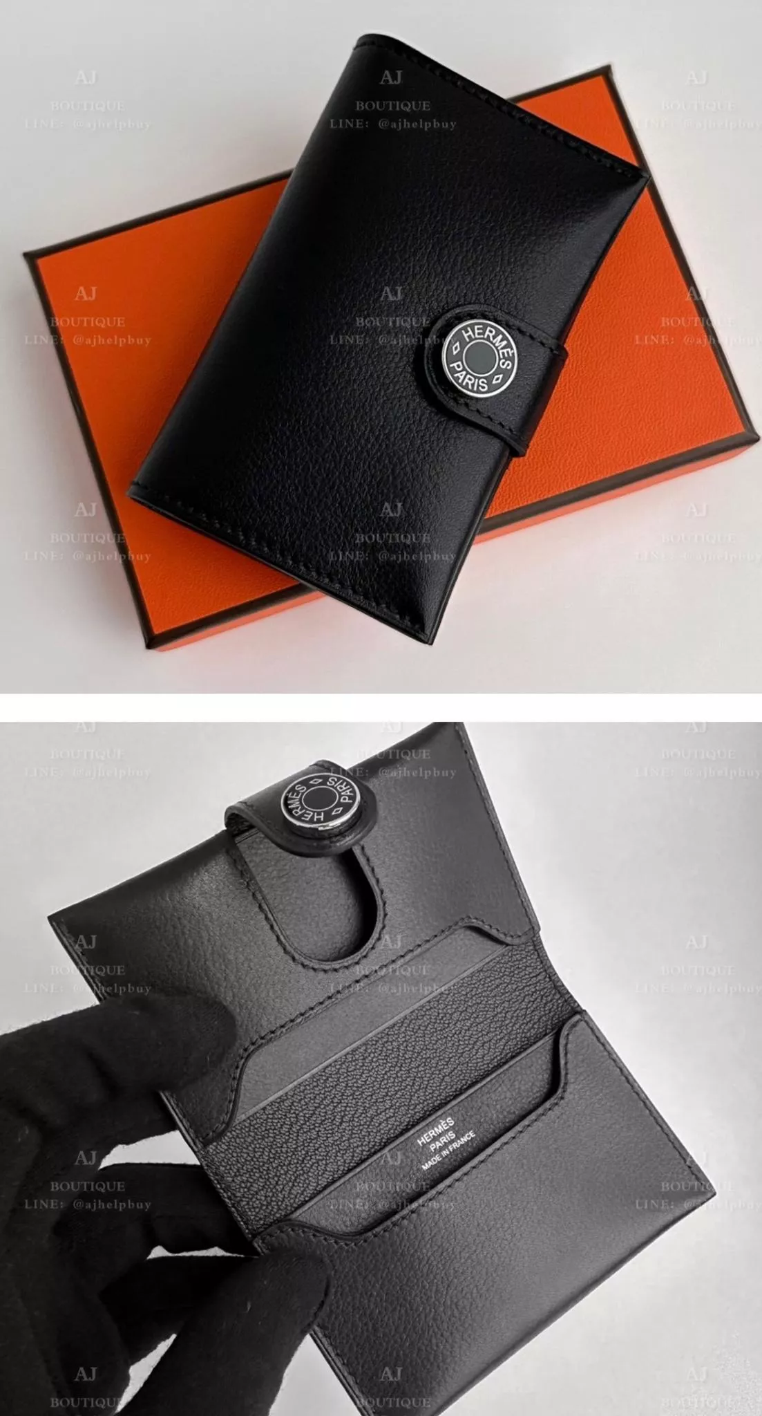 Hermes 新款 釦式卡包 代購照片
