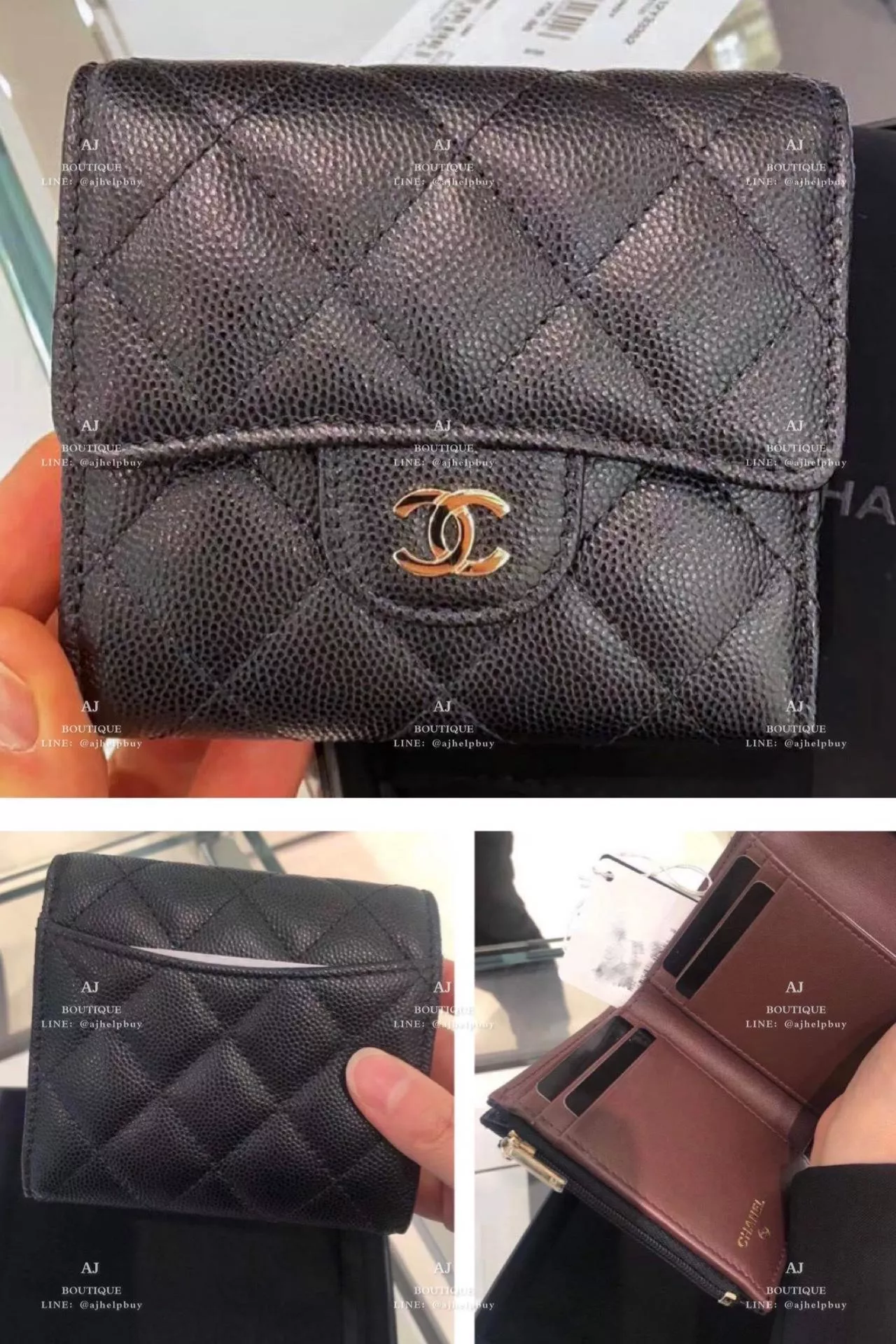 Chanel 經典款 三摺短夾 小款 代購照片