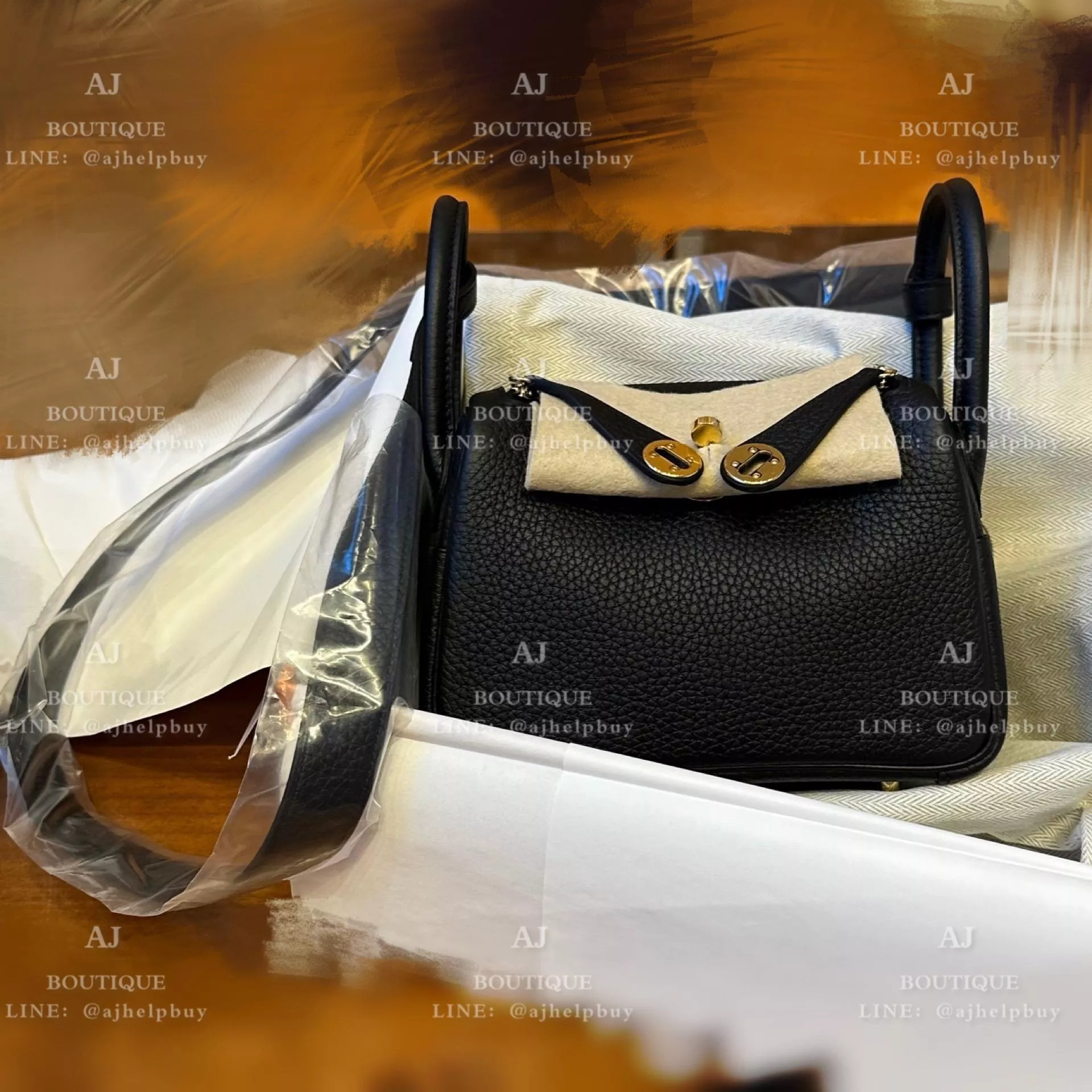 Hermes Mini Lindy 黑金 客訂分享 代購照片