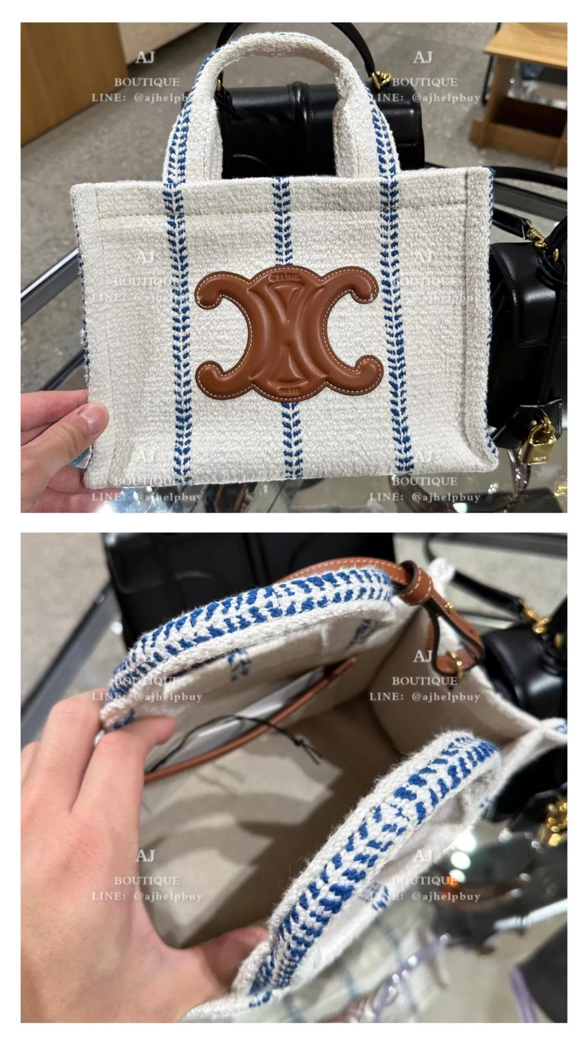 Celine 帆布肩背托特包 代購照片