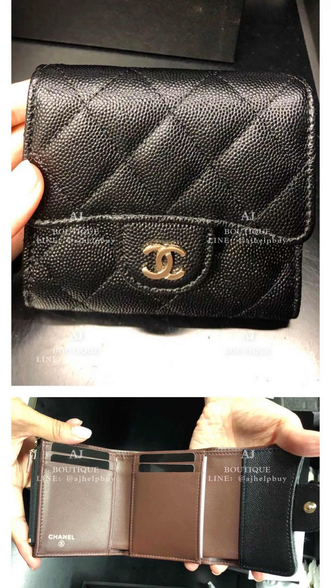 Chanel 經典款三折短夾 小款 代購照片