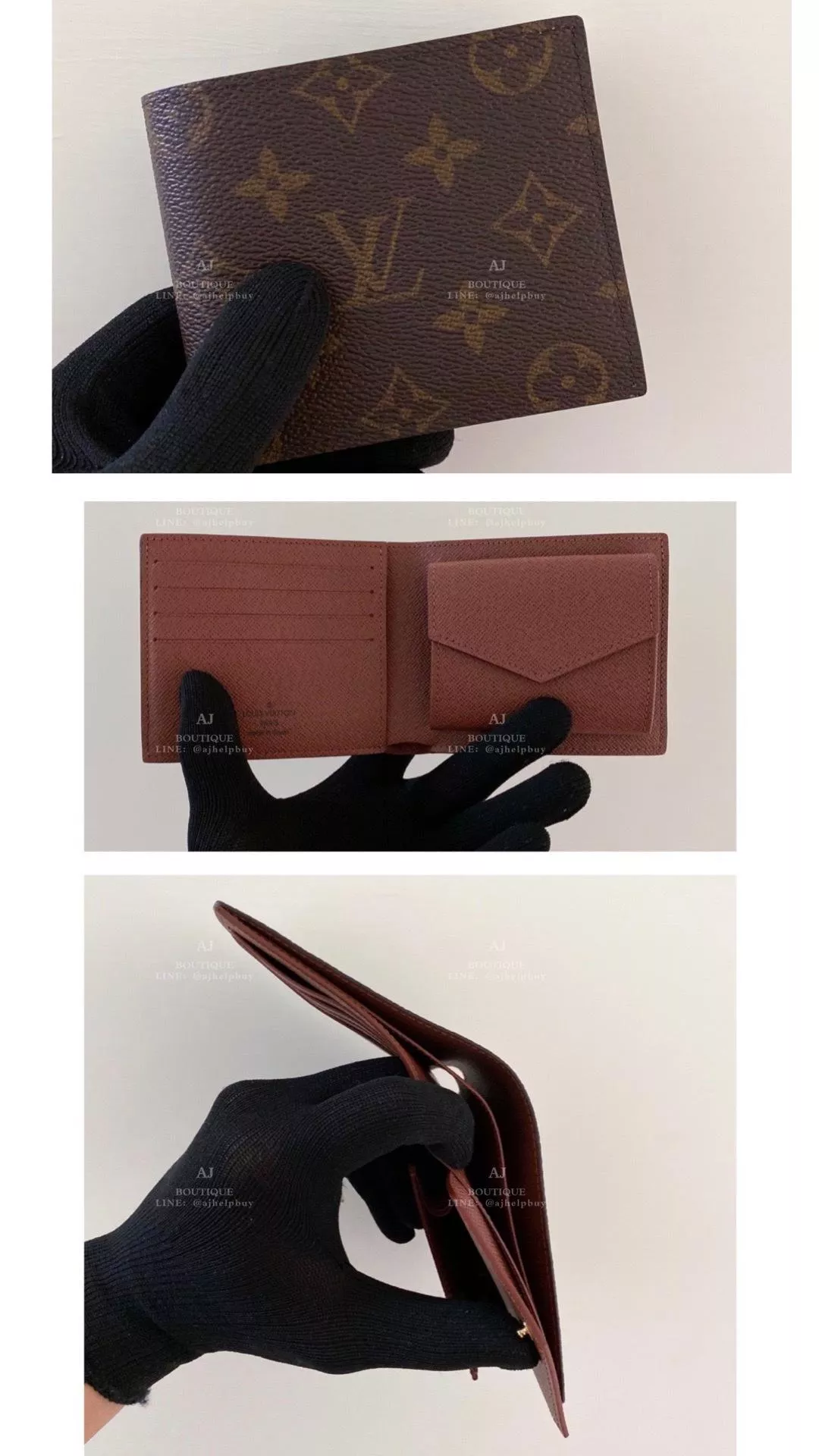 Lv Louis Vuitton 男款老花短夾 零錢袋款 代購照片