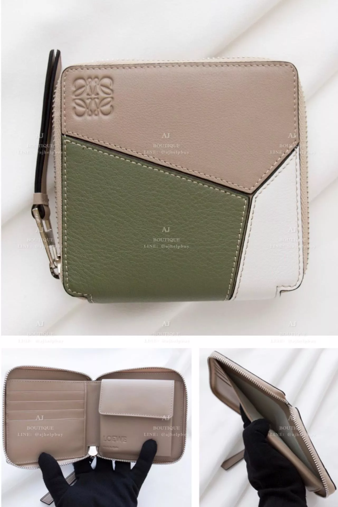 Loewe 方形拉鍊錢包 代購照片