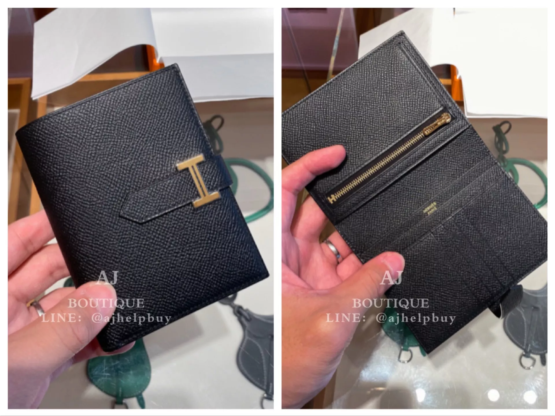 Hermes Bearn Compact 短夾 代購照片