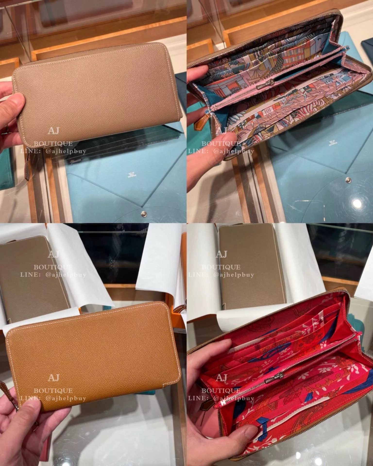 Hermes 絲巾長夾 代購照片