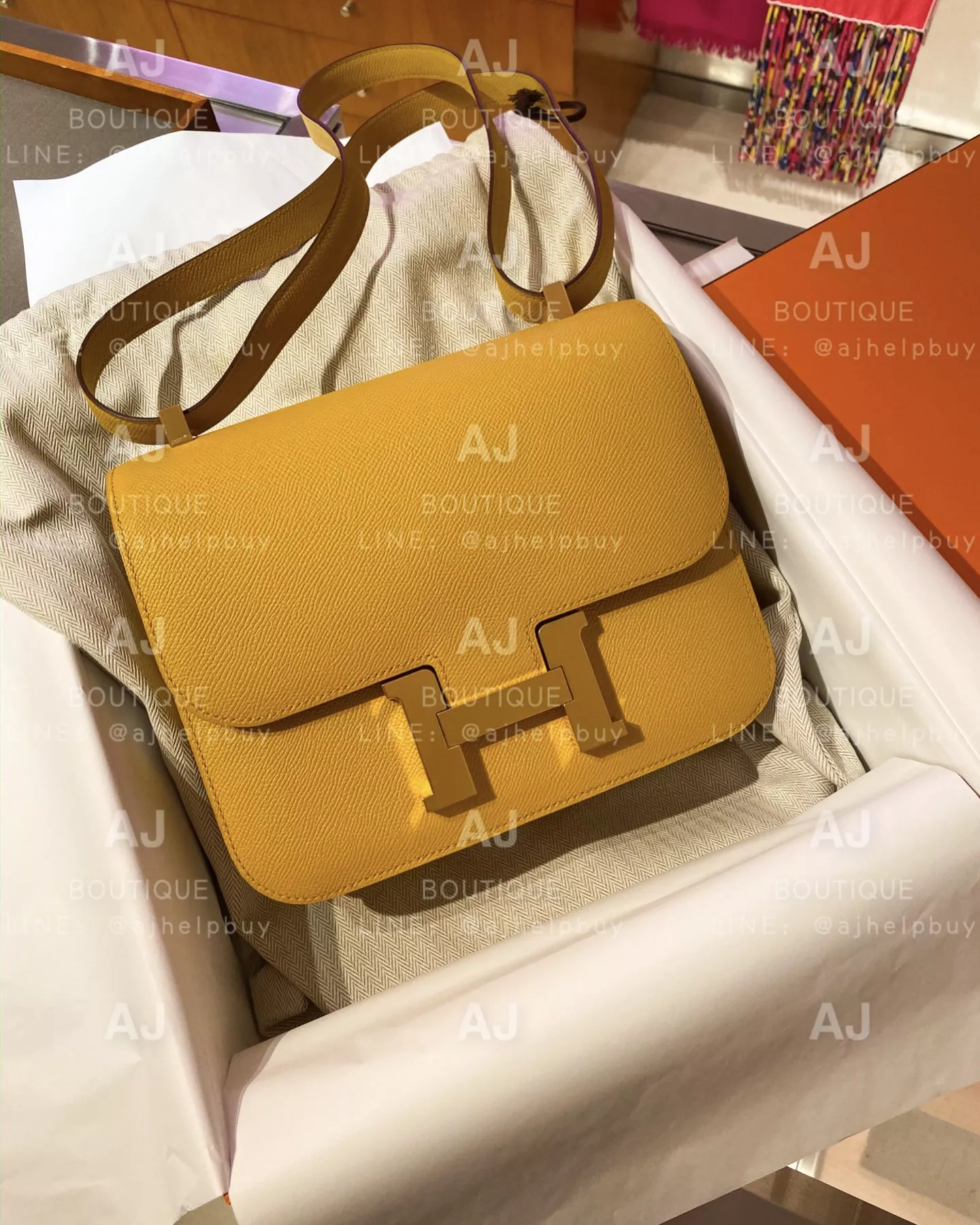 Hermes Constance 24 Ambre Gold Hardware 代購照片