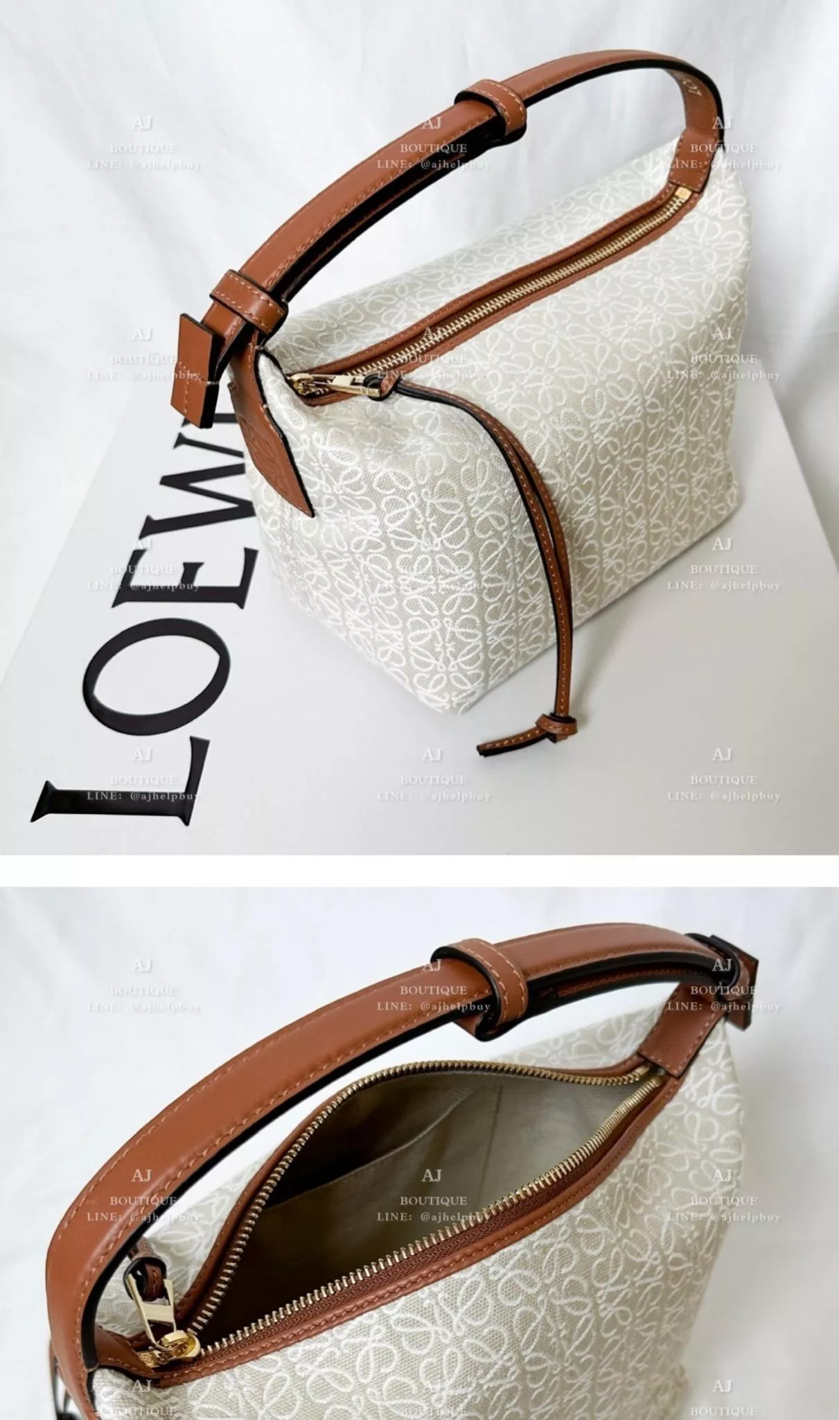 Loewe 小款 Cubi 帆布肩背包/手提包 代購照片