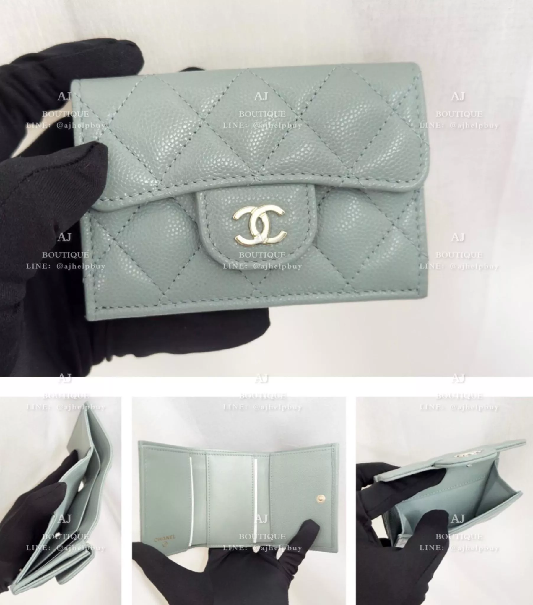 Chanel 經典款 三摺短夾小款 代購照片