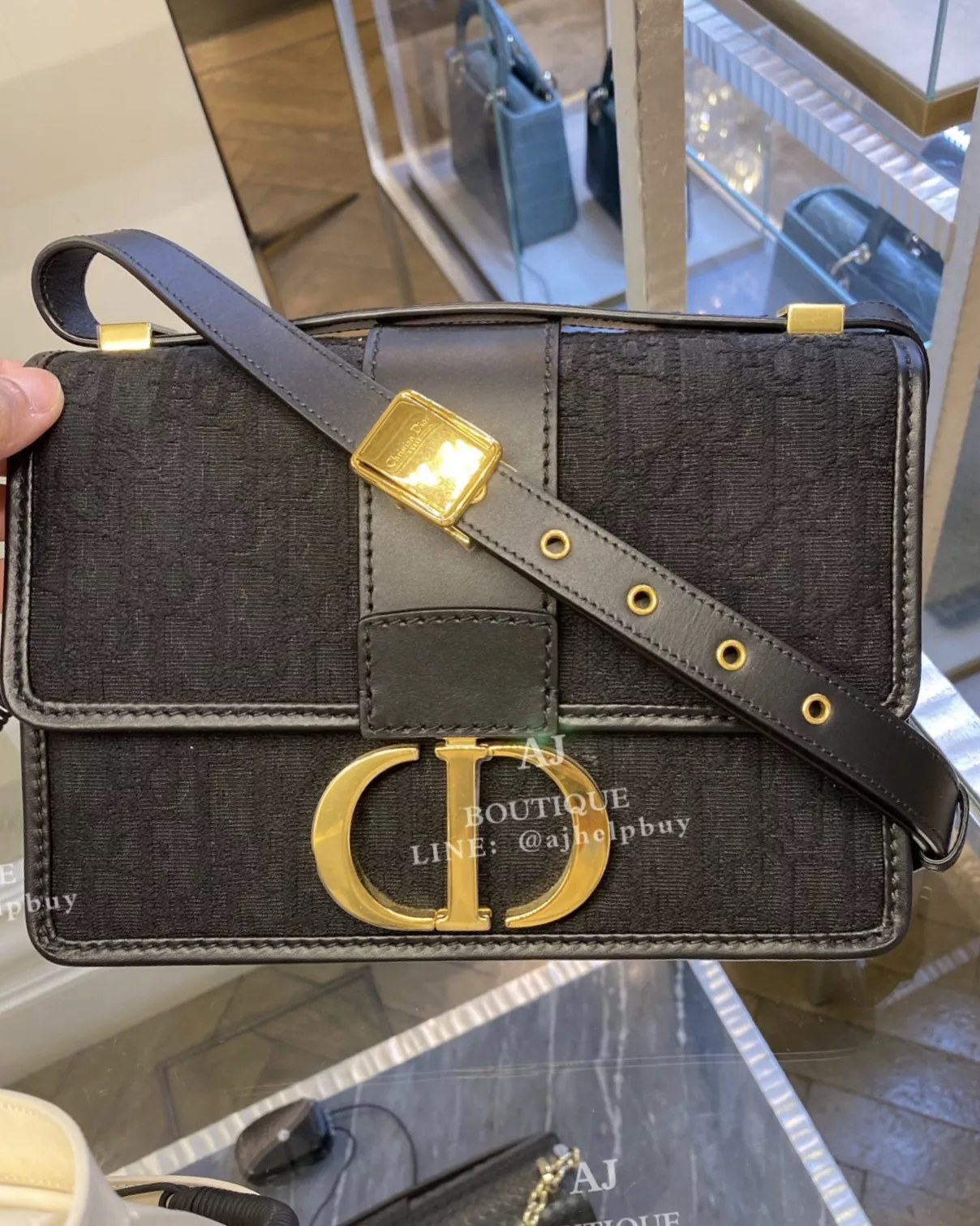 Dior 黑老花 蒙田30 代購照片