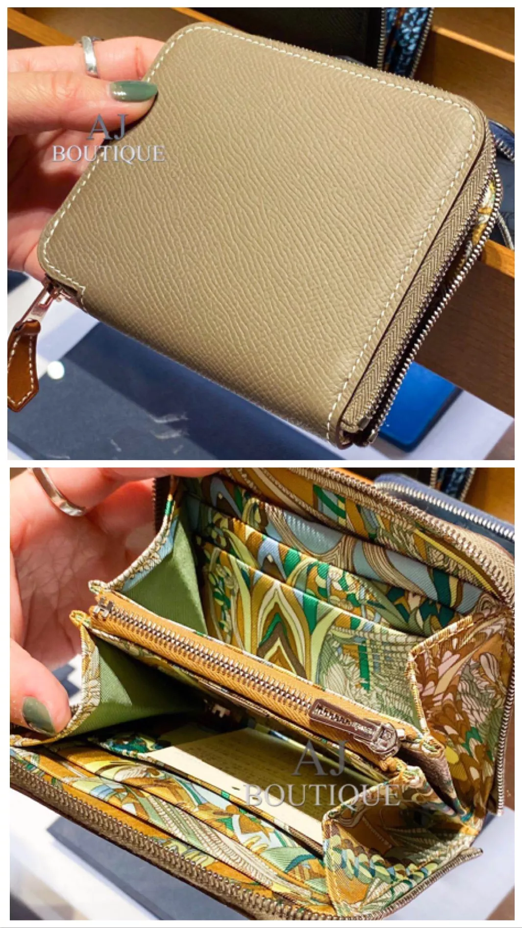 Hermes Silk Wallet 絲巾短夾 代購照片