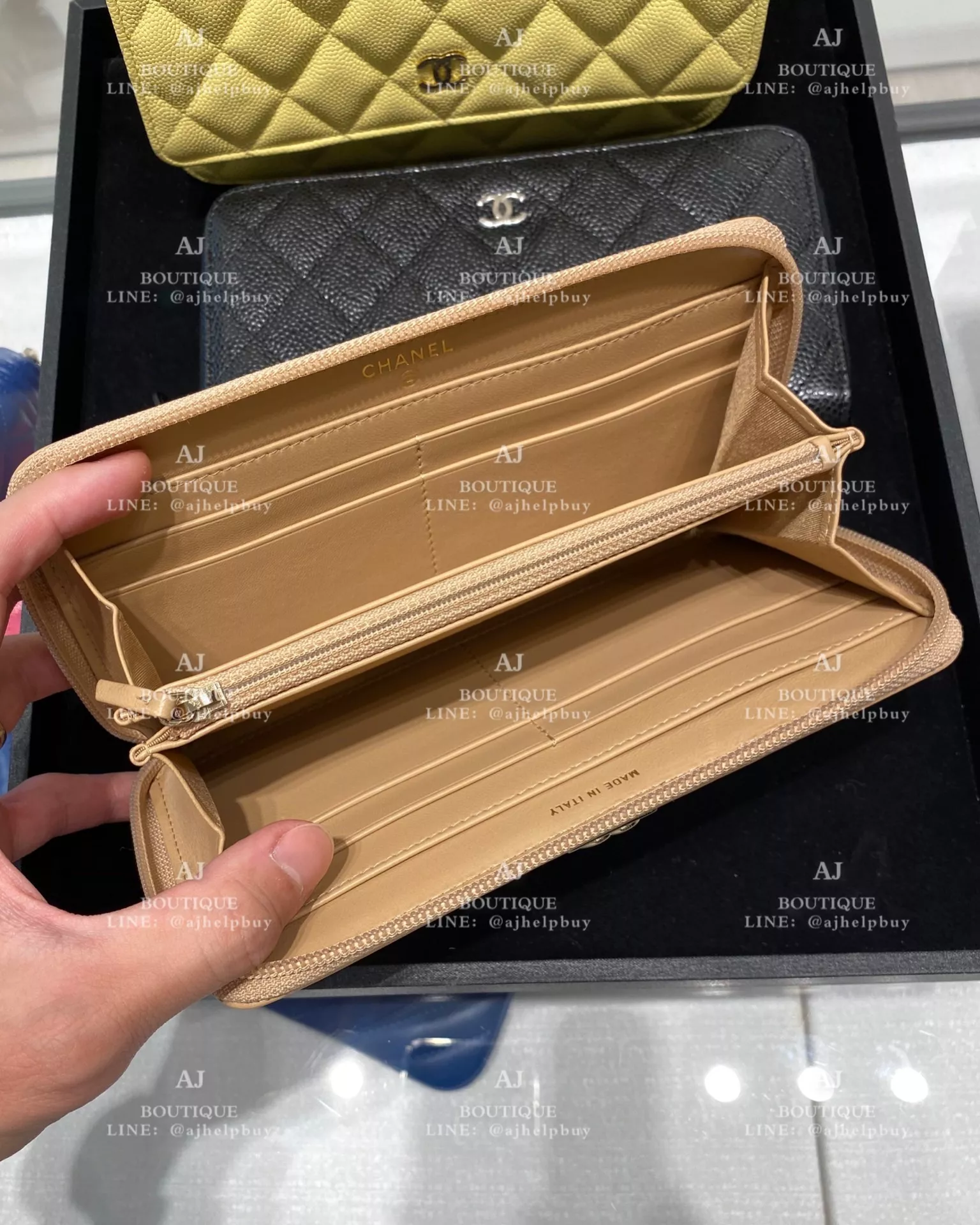 Chanel Boy拉鍊長夾 代購照片2