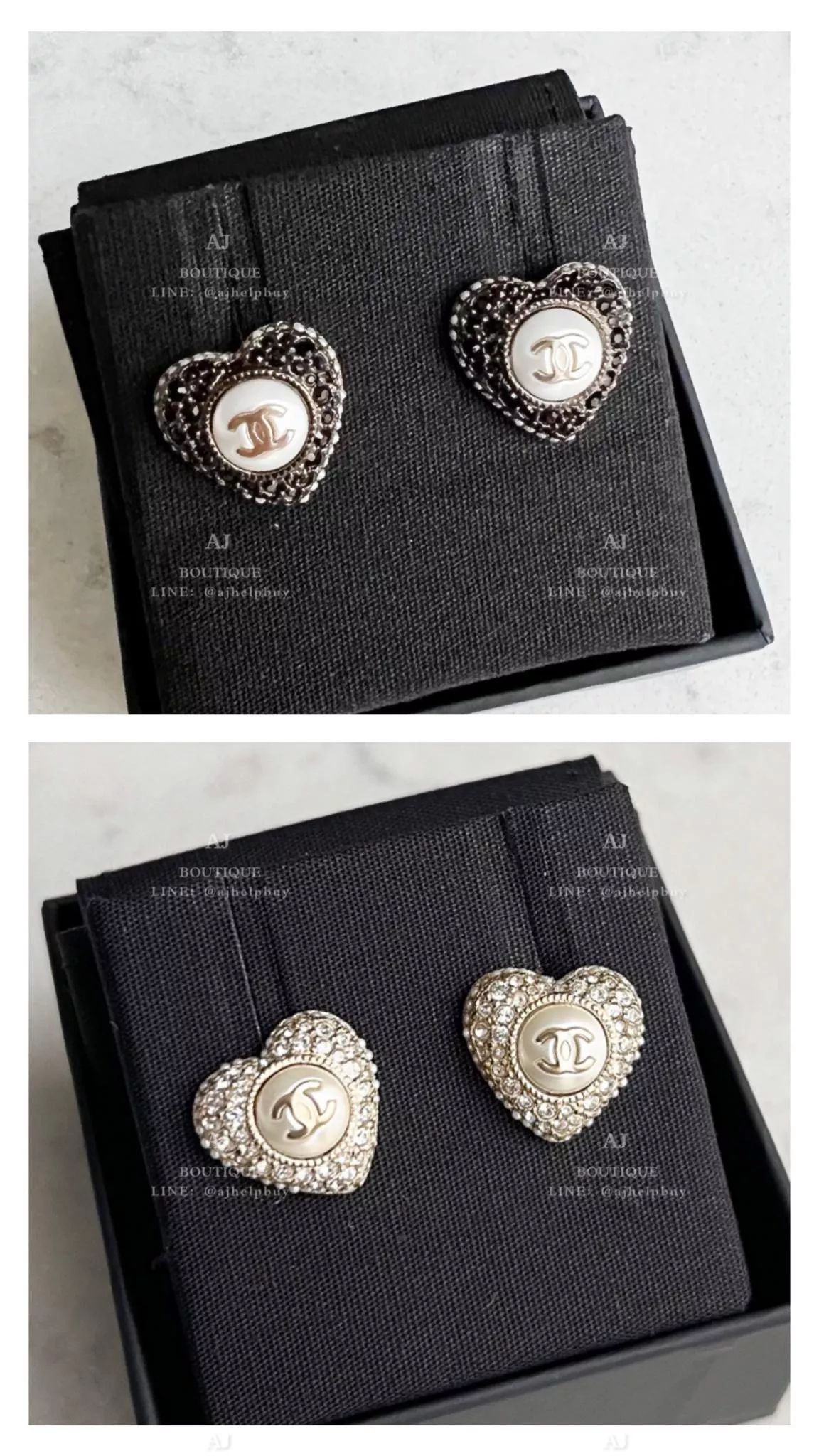 Chanel 針式耳環 淡金 代購照片