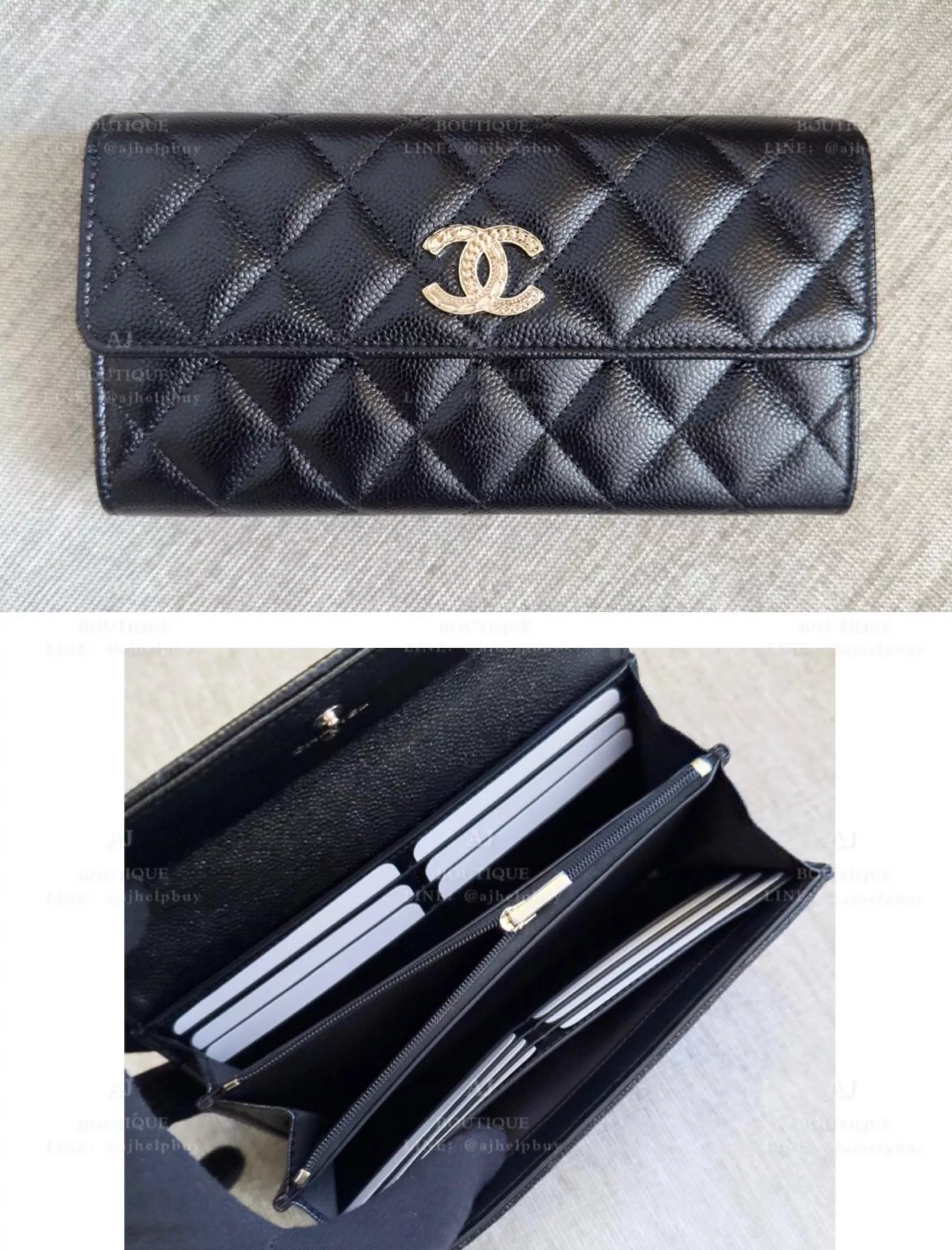 Chanel 口蓋長夾 代購照片