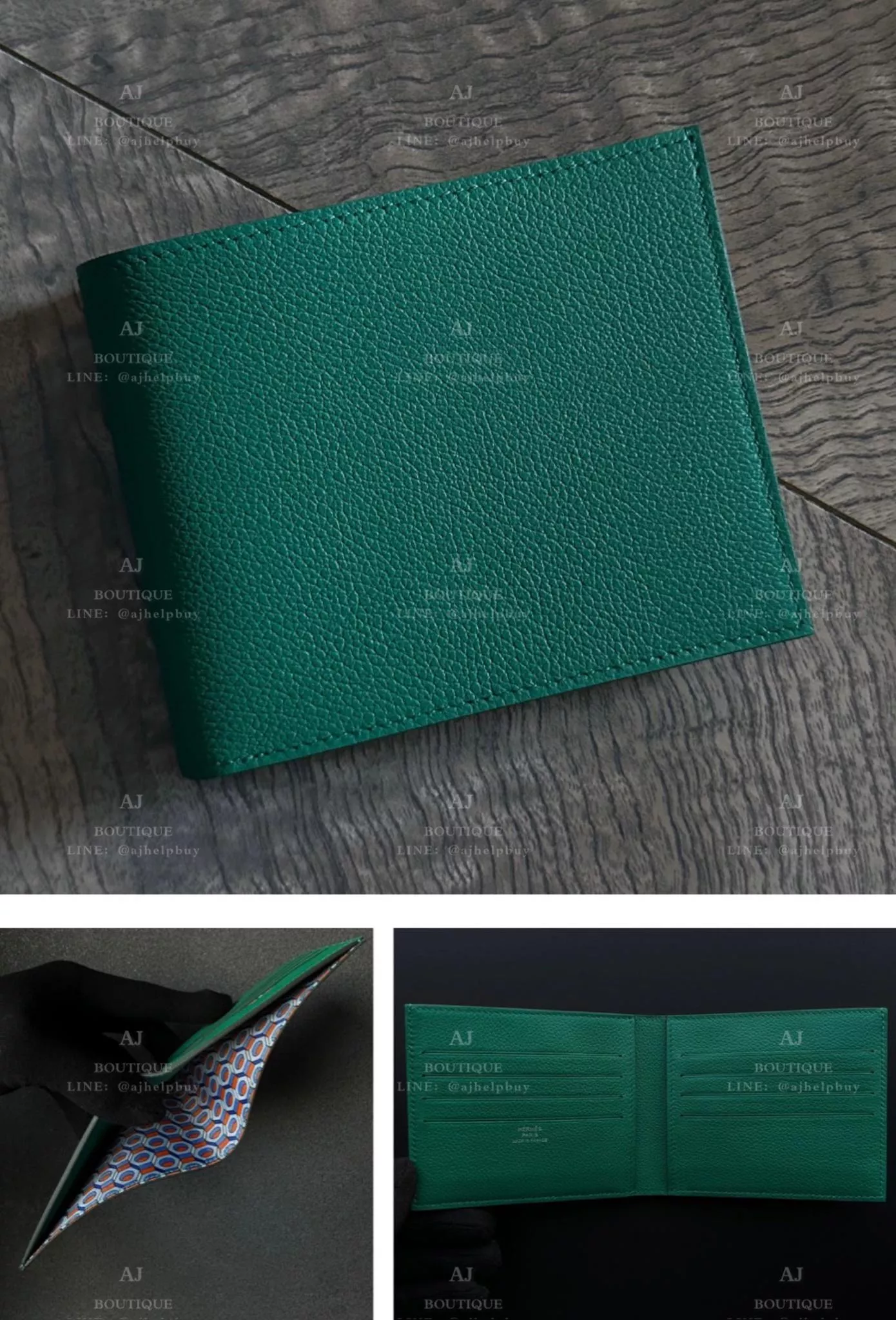 Hermes 八卡 絲巾短夾 代購照片