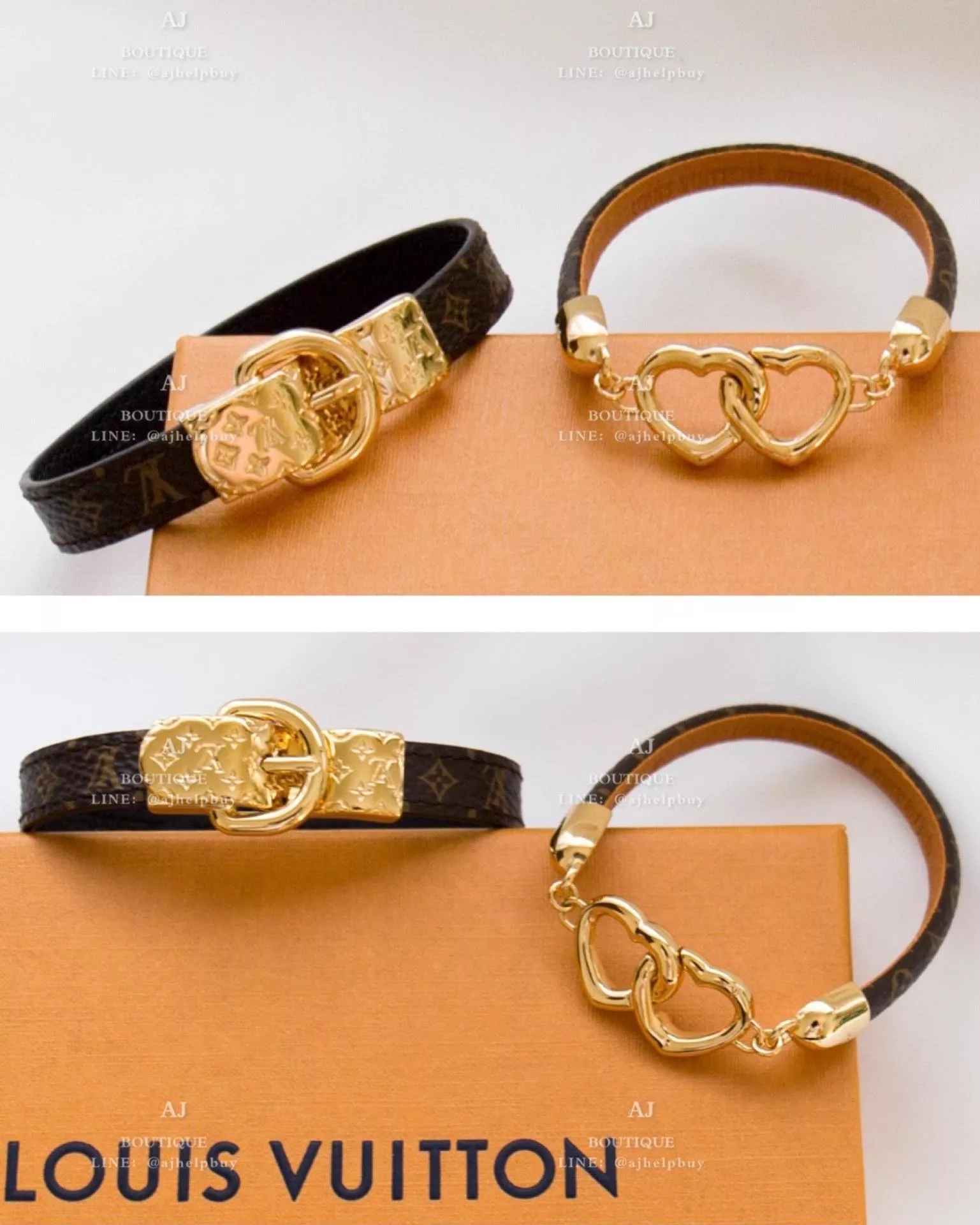 Lv Louis Vuitton 老花手環 代購照片