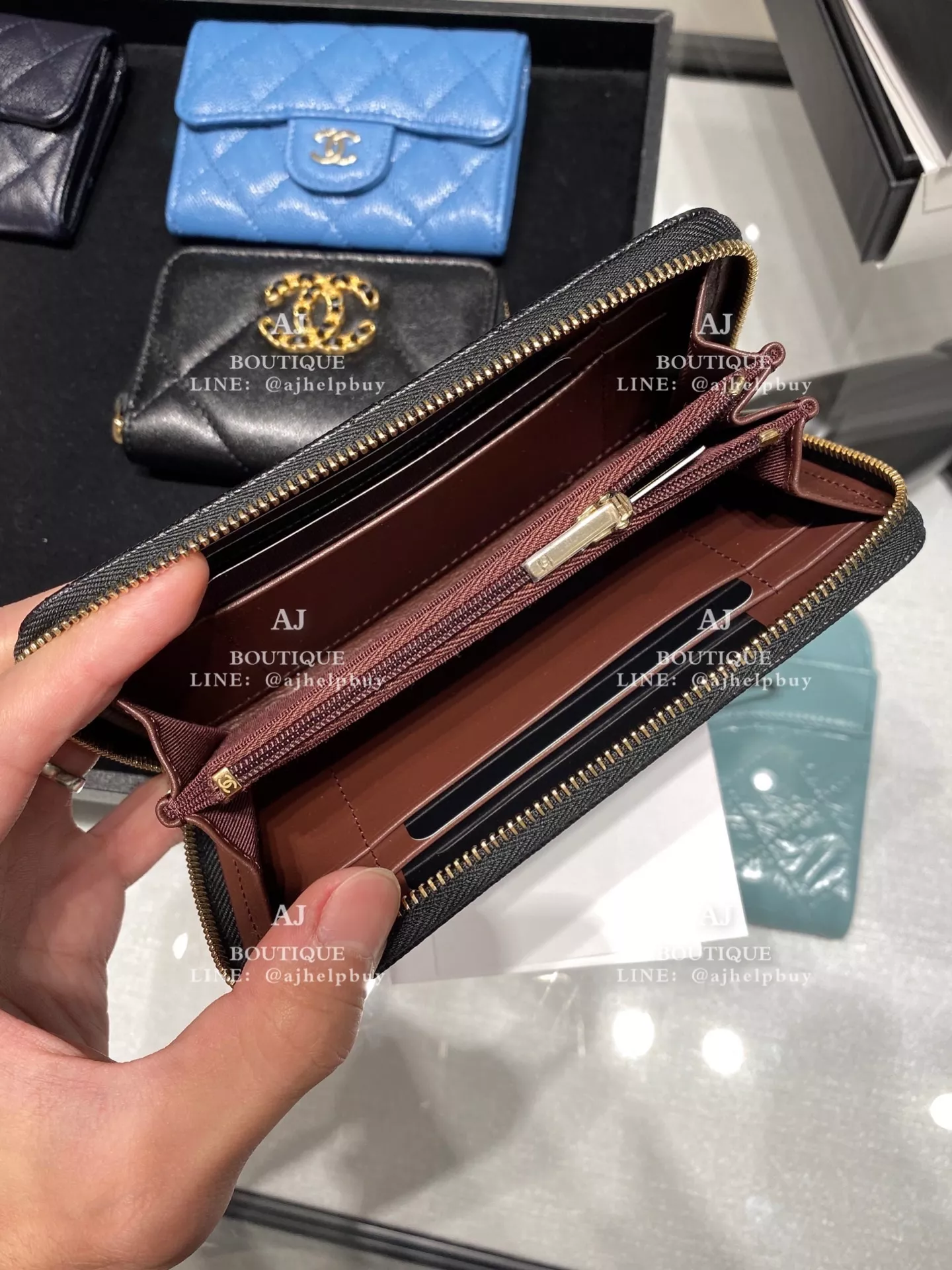 Chanel 拉鍊中夾 代購照片2