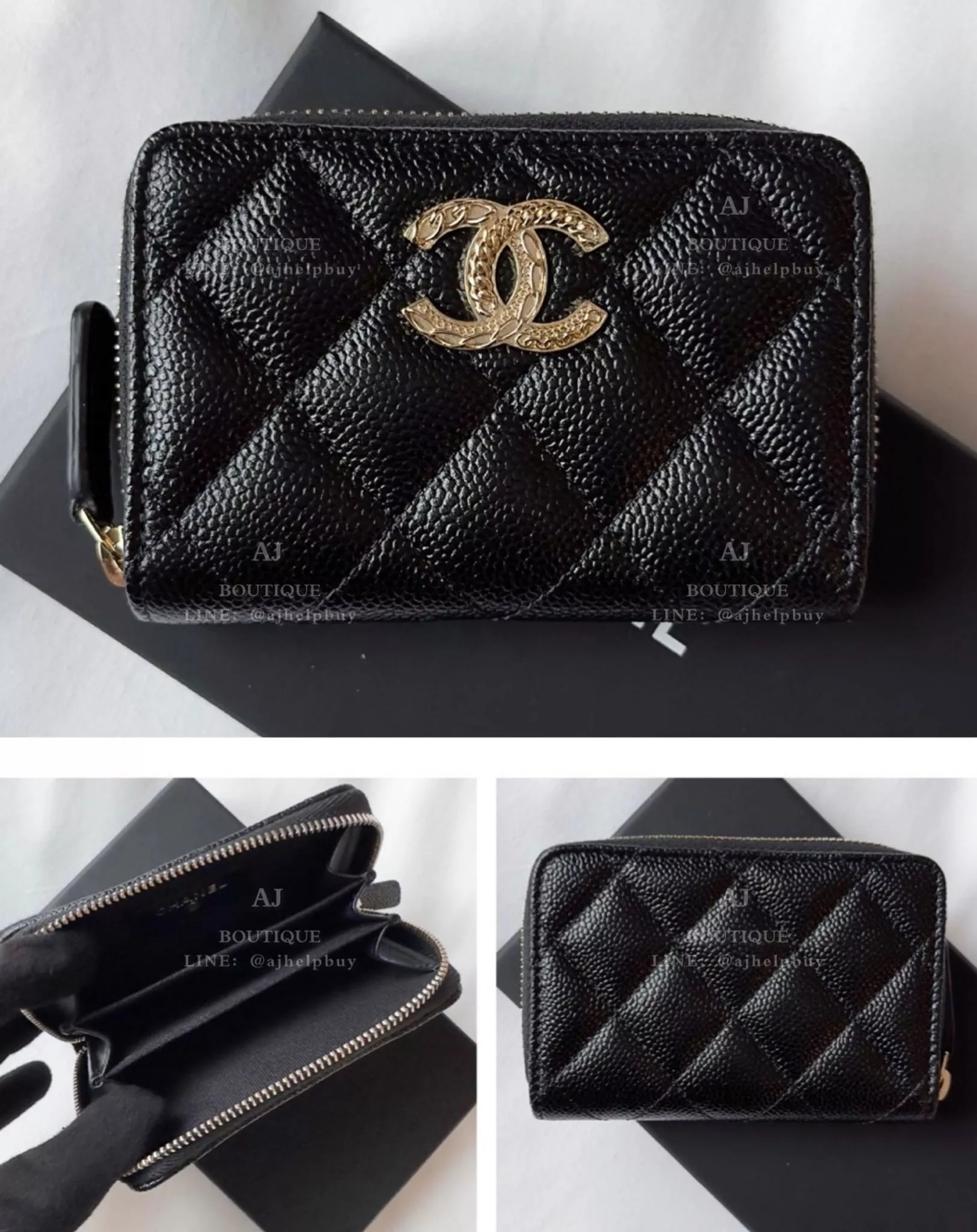 Chanel 拉鍊錢包 代購照片