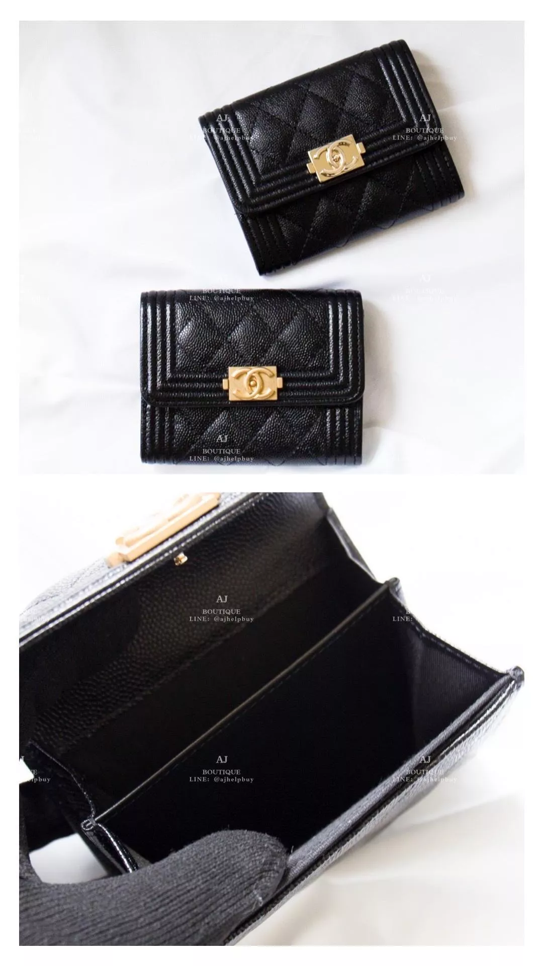 Chanel Boy款 雙層卡包 代購照片