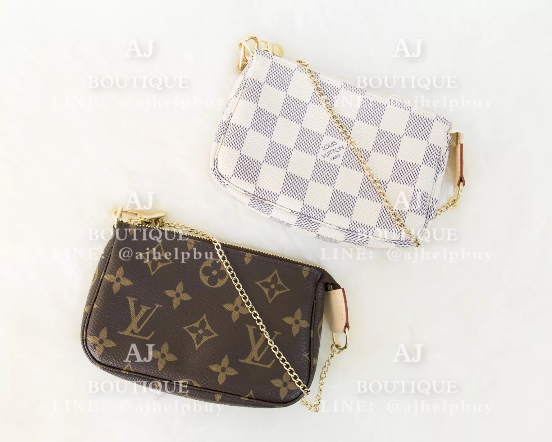 Lv Louis Vuitton 迷你麻將包 代購照片