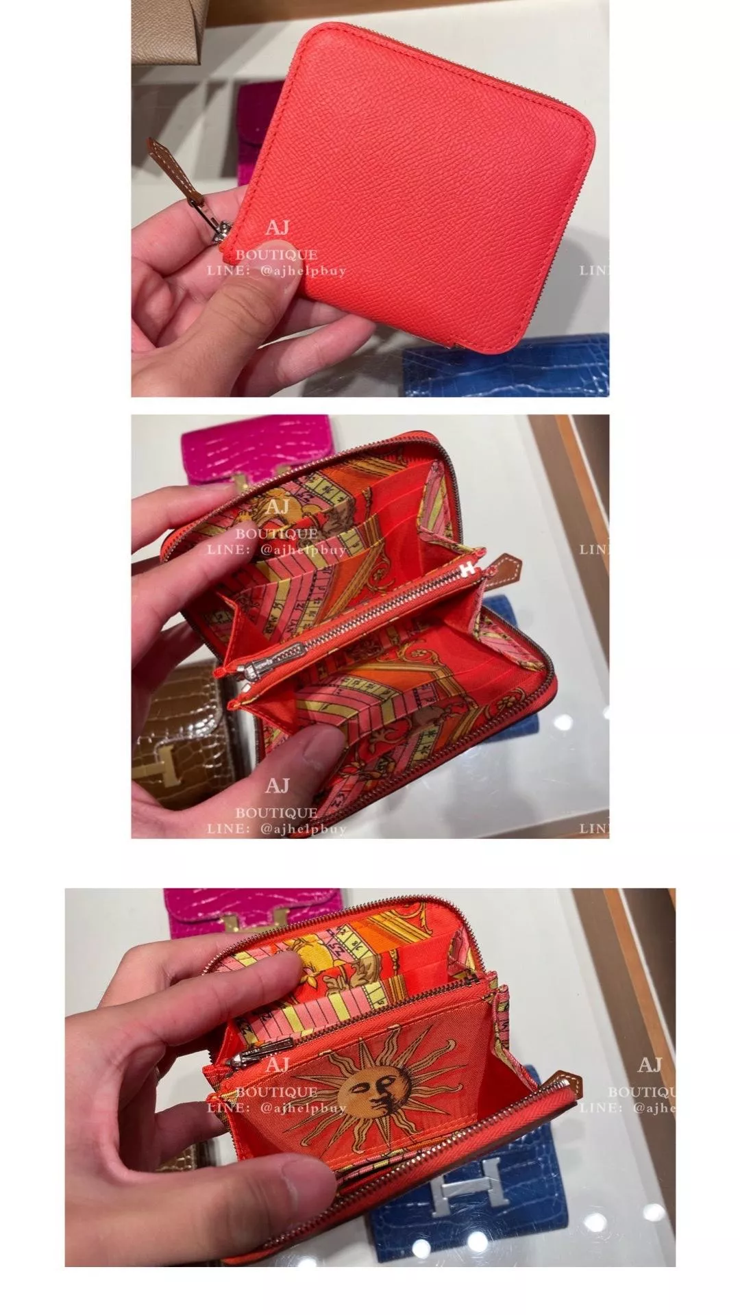 Hermes 絲巾短夾 ☑️ 代購照片