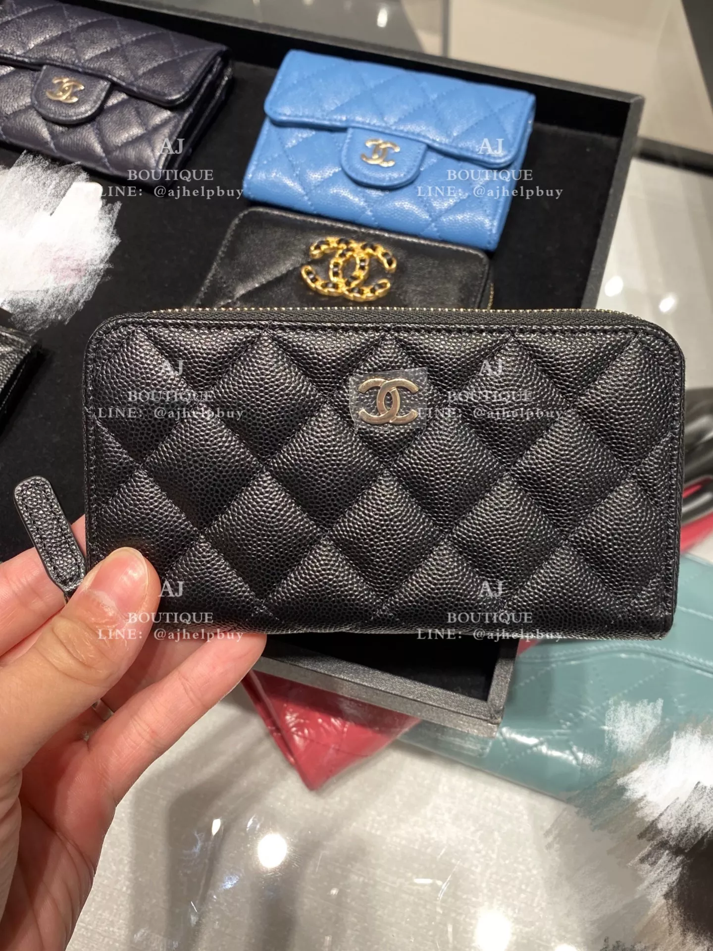 Chanel 拉鍊中夾 代購照片