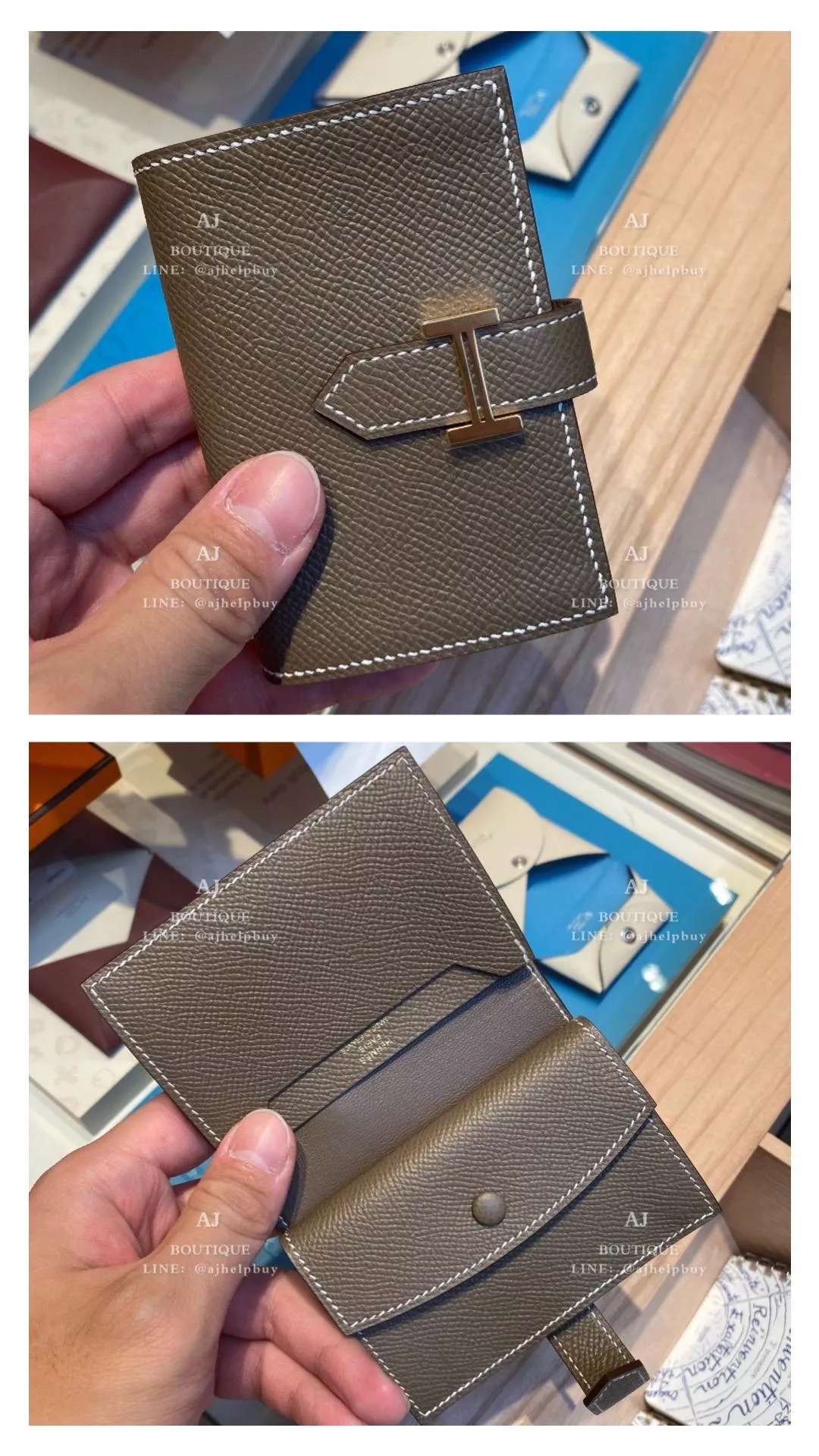 Hermes Bearn Mini 金釦 代購照片