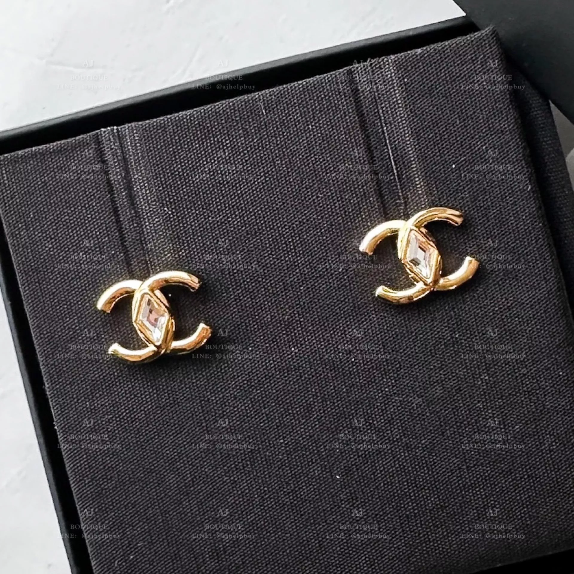 Chanel 針式耳環 金色 代購照片