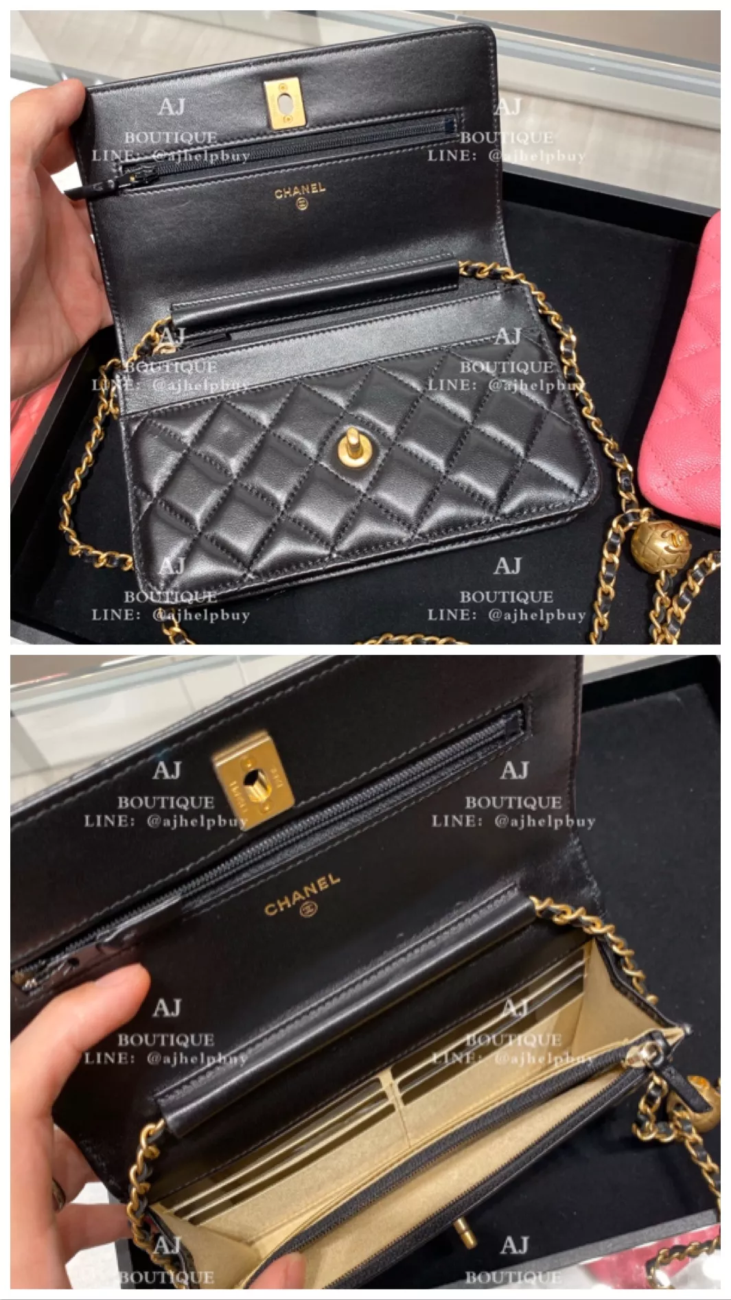 Chanel 經典菱格Woc 小金球款 代購照片2