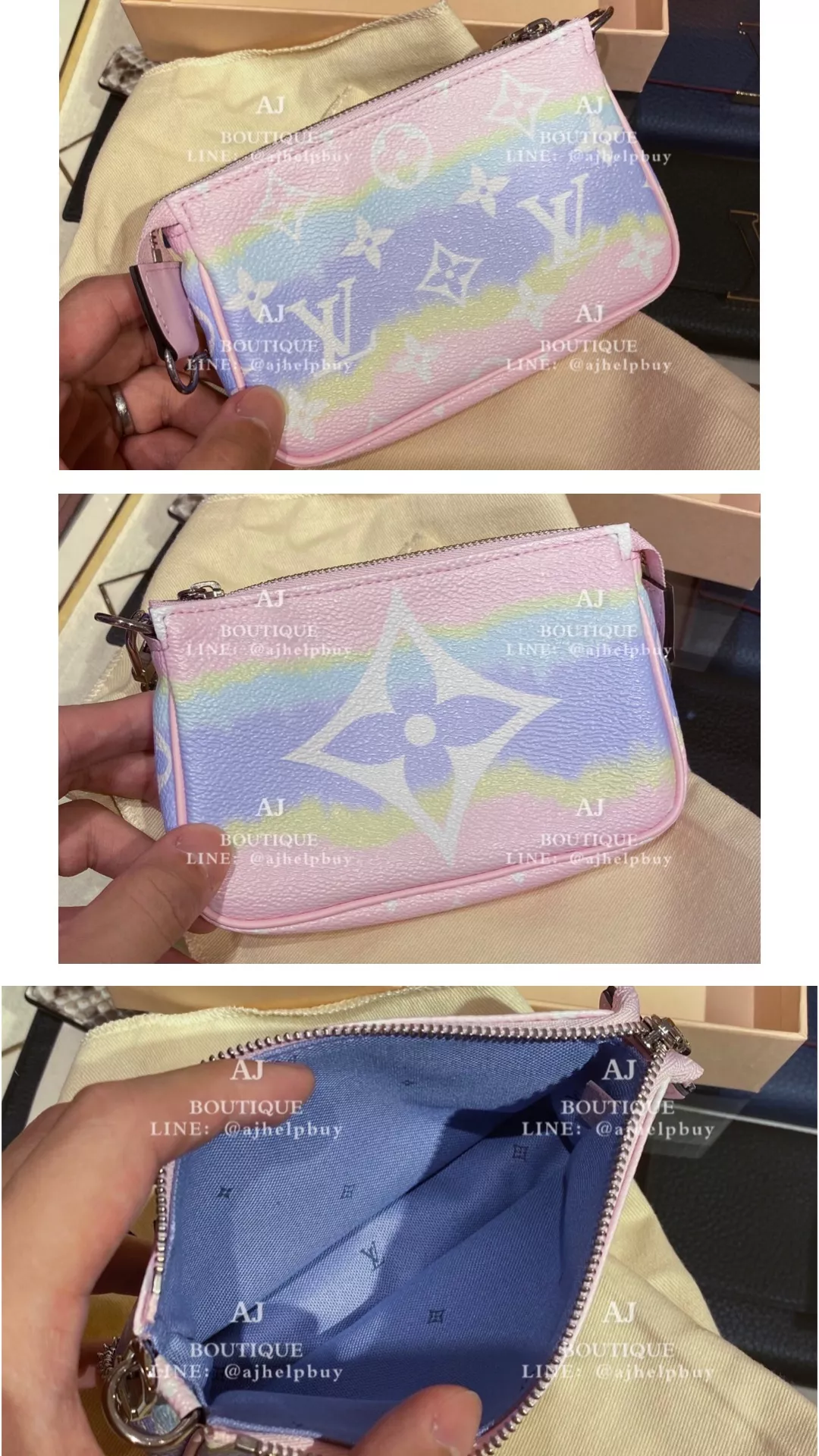 Lv Louis Vuitton 迷你麻將包 Escale系列 代購照片