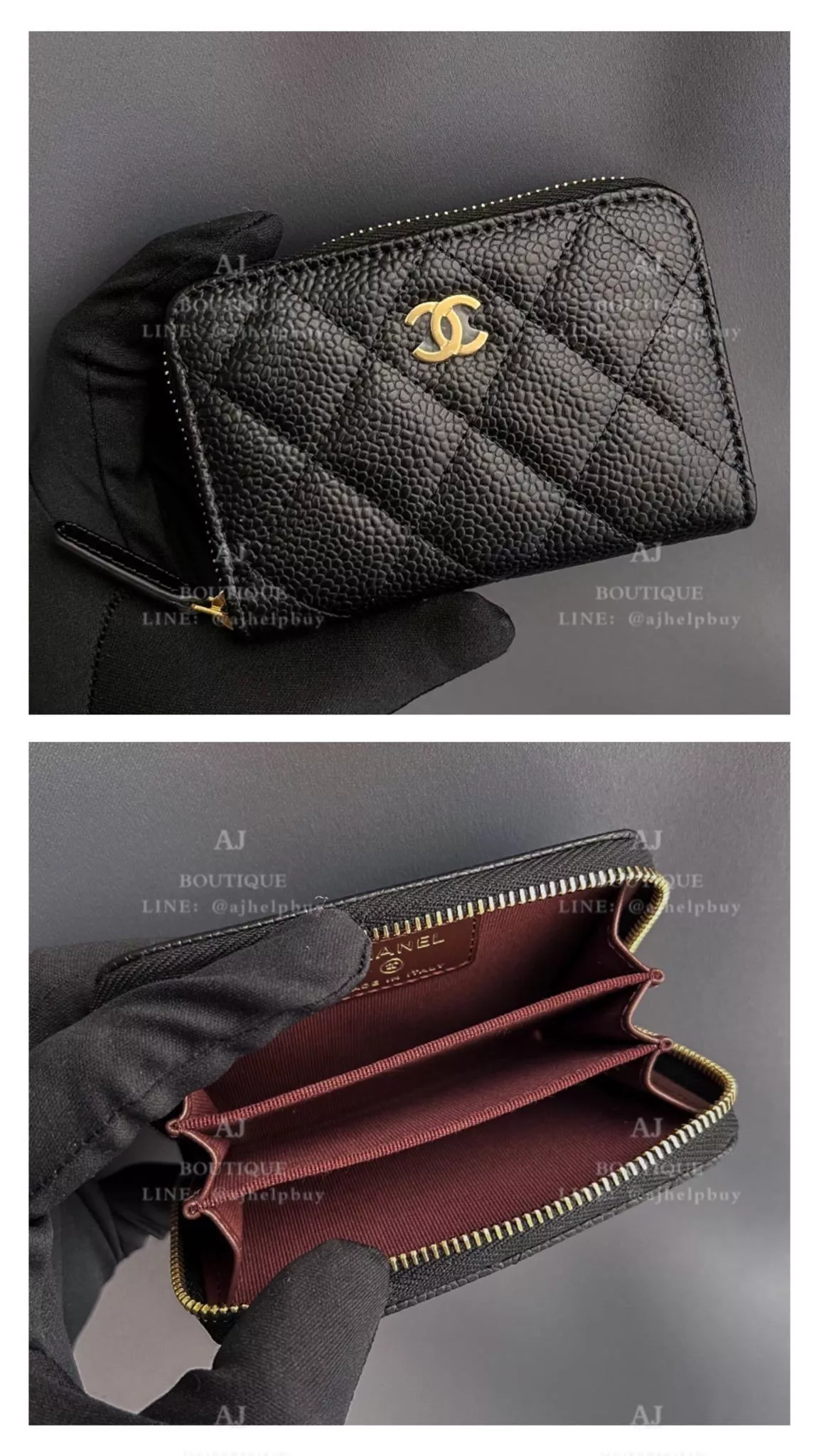 Chanel 經典款 拉鍊錢包 代購照片