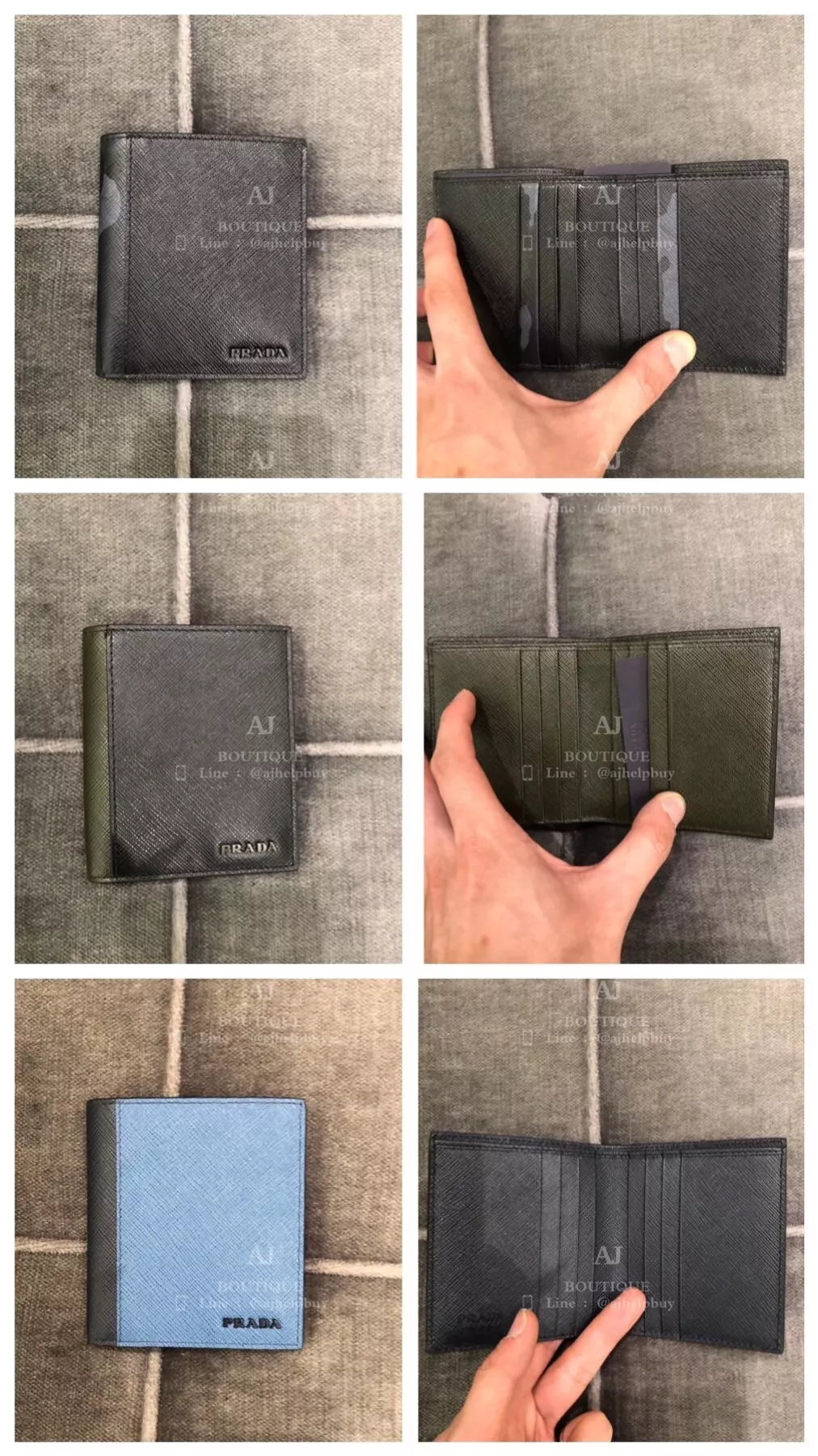 Prada 折扣款 Saffiano卡夾 代購照片