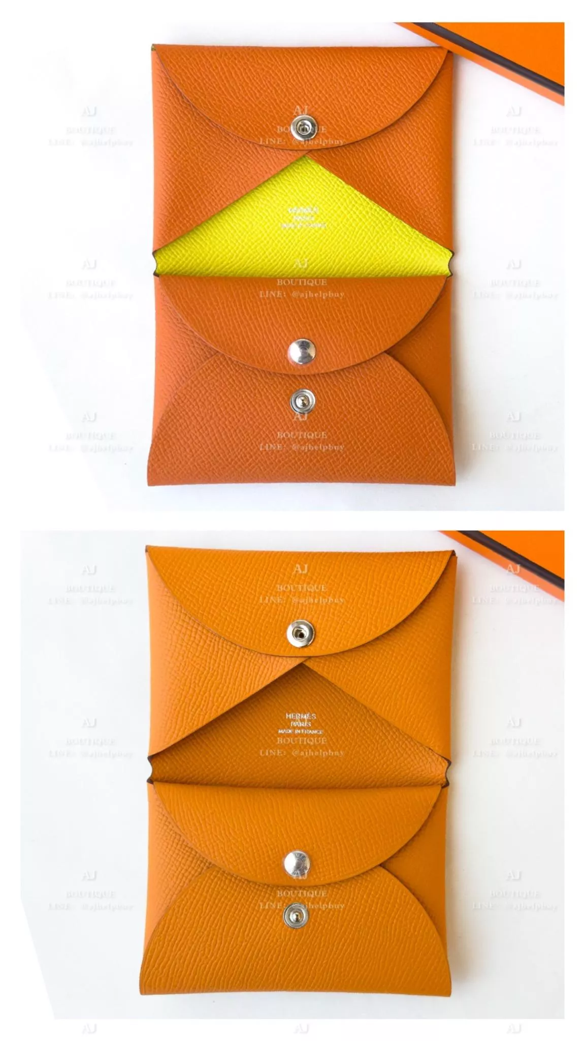 Hermes Calvi Duo 卡片零錢包 代購主圖