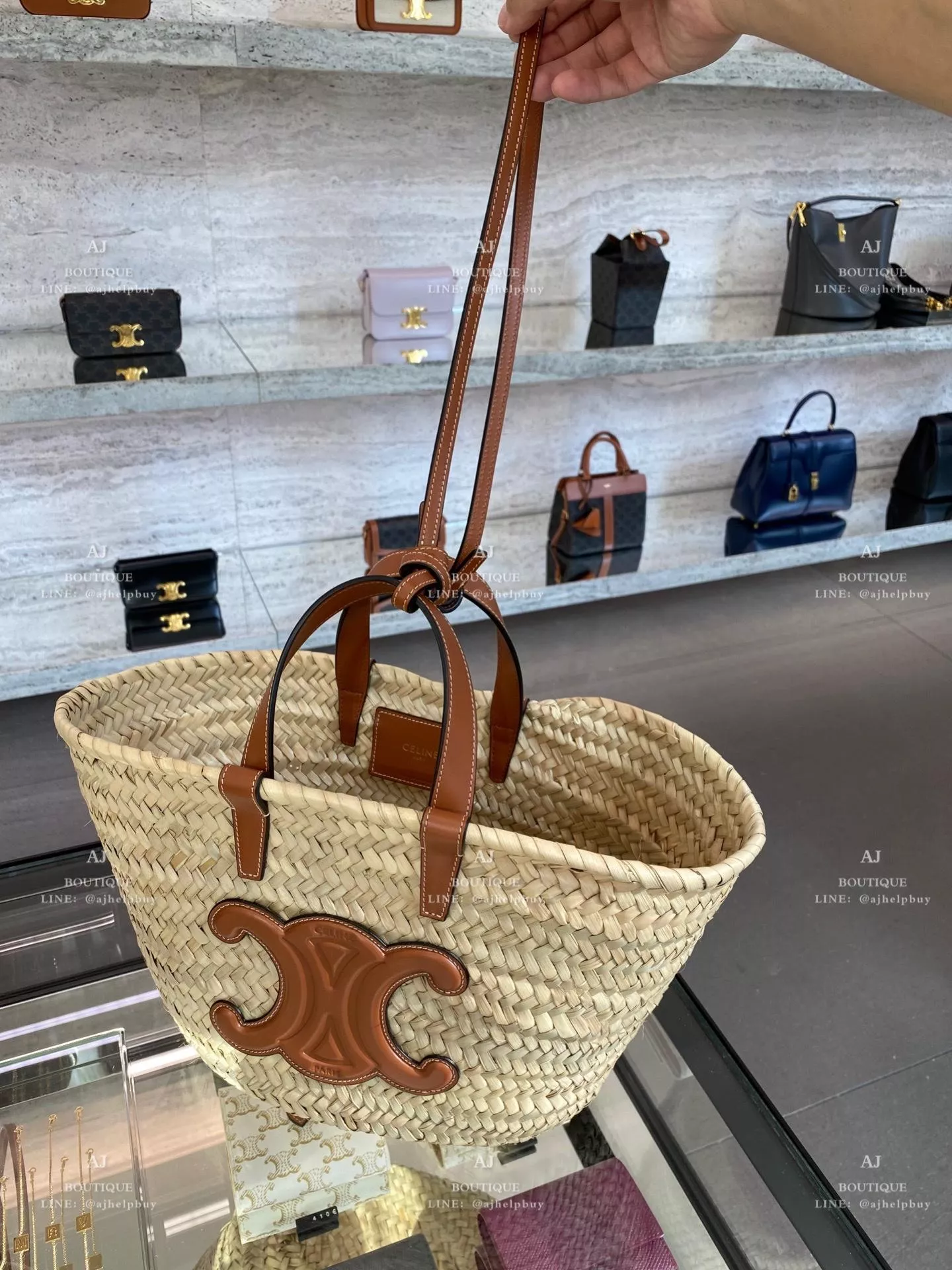 Celine 草編包 Teen 代購照片