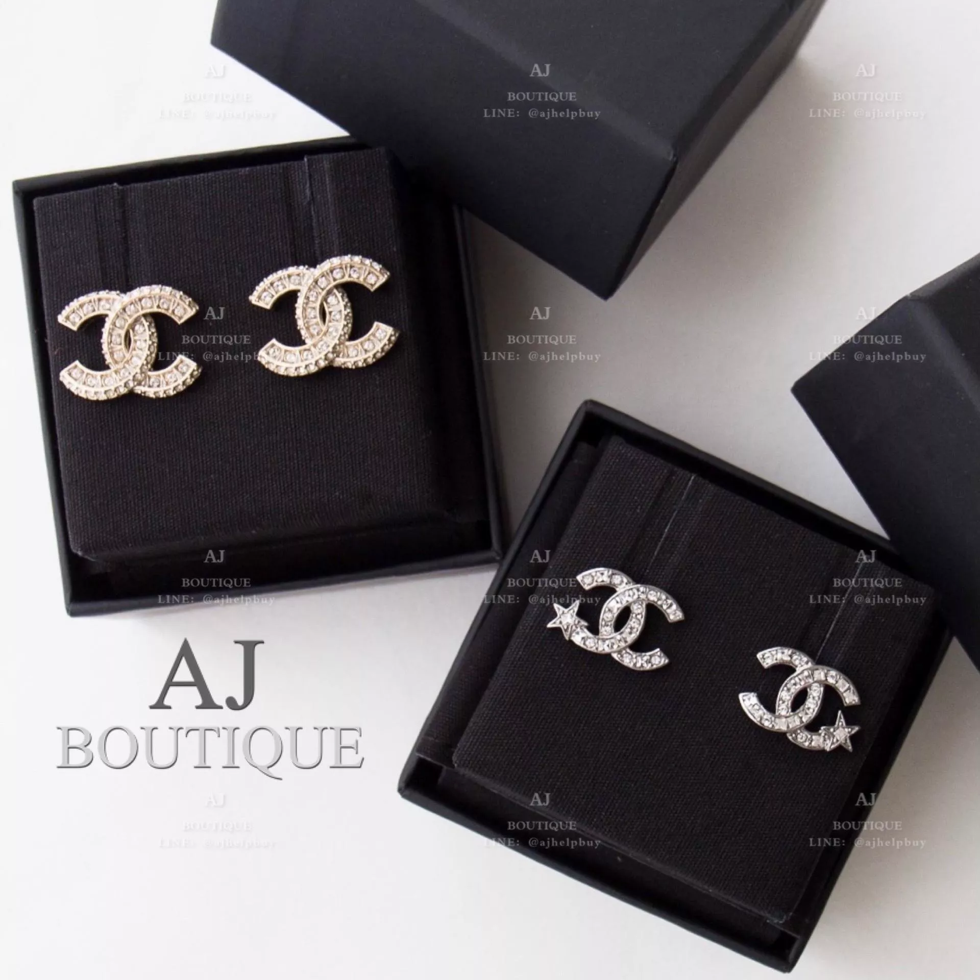 Chanel 經典款 針式耳環 代購照片