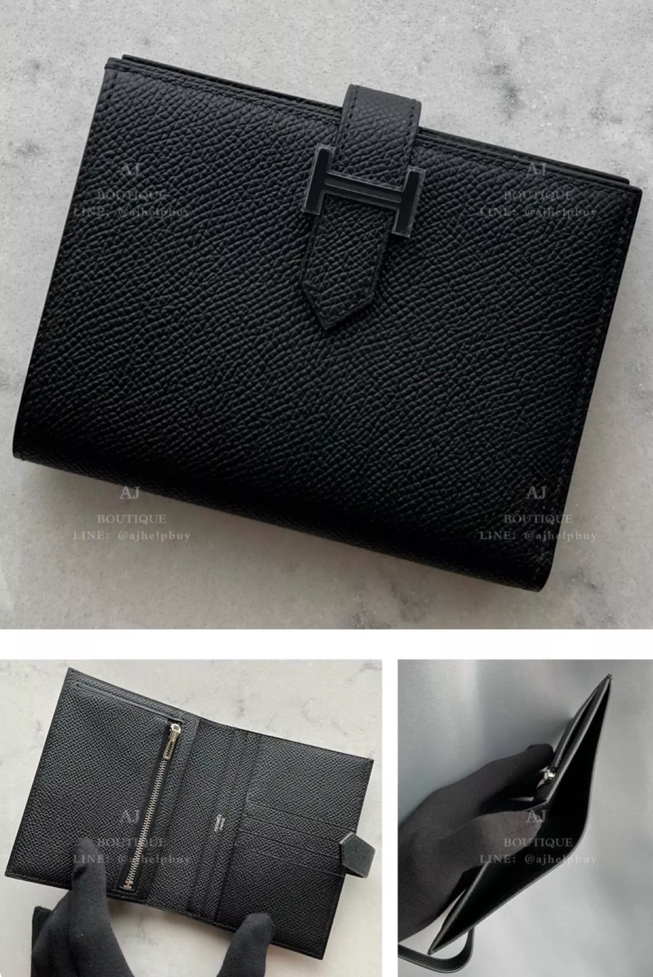 Hermes Bearn 短夾 代購照片