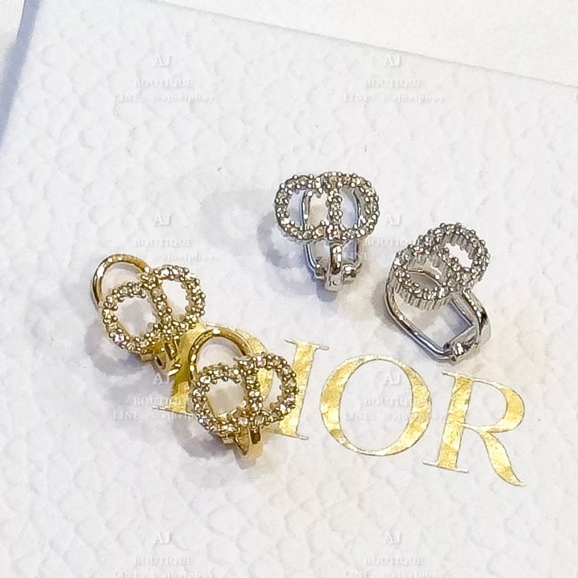Dior 夾式耳環 代購照片