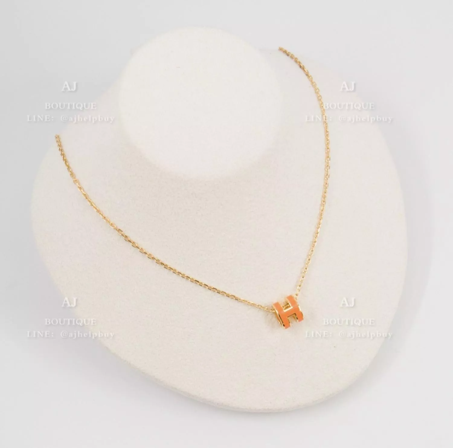 Hermes Mini Pop H 項鍊 金鍊 代購照片