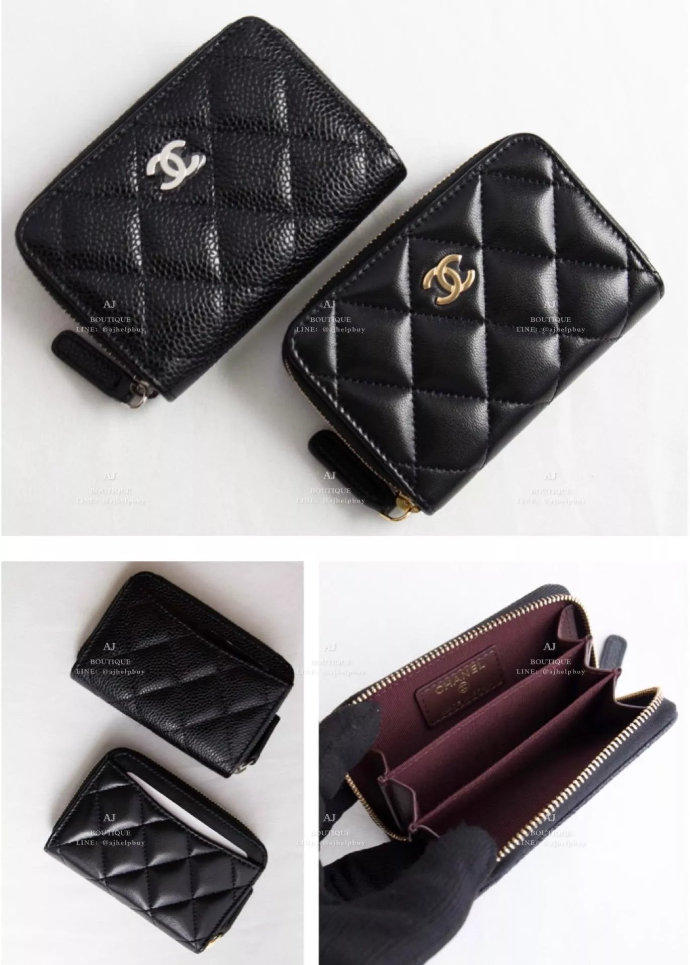 Chanel 經典款 拉鍊零錢包 代購照片