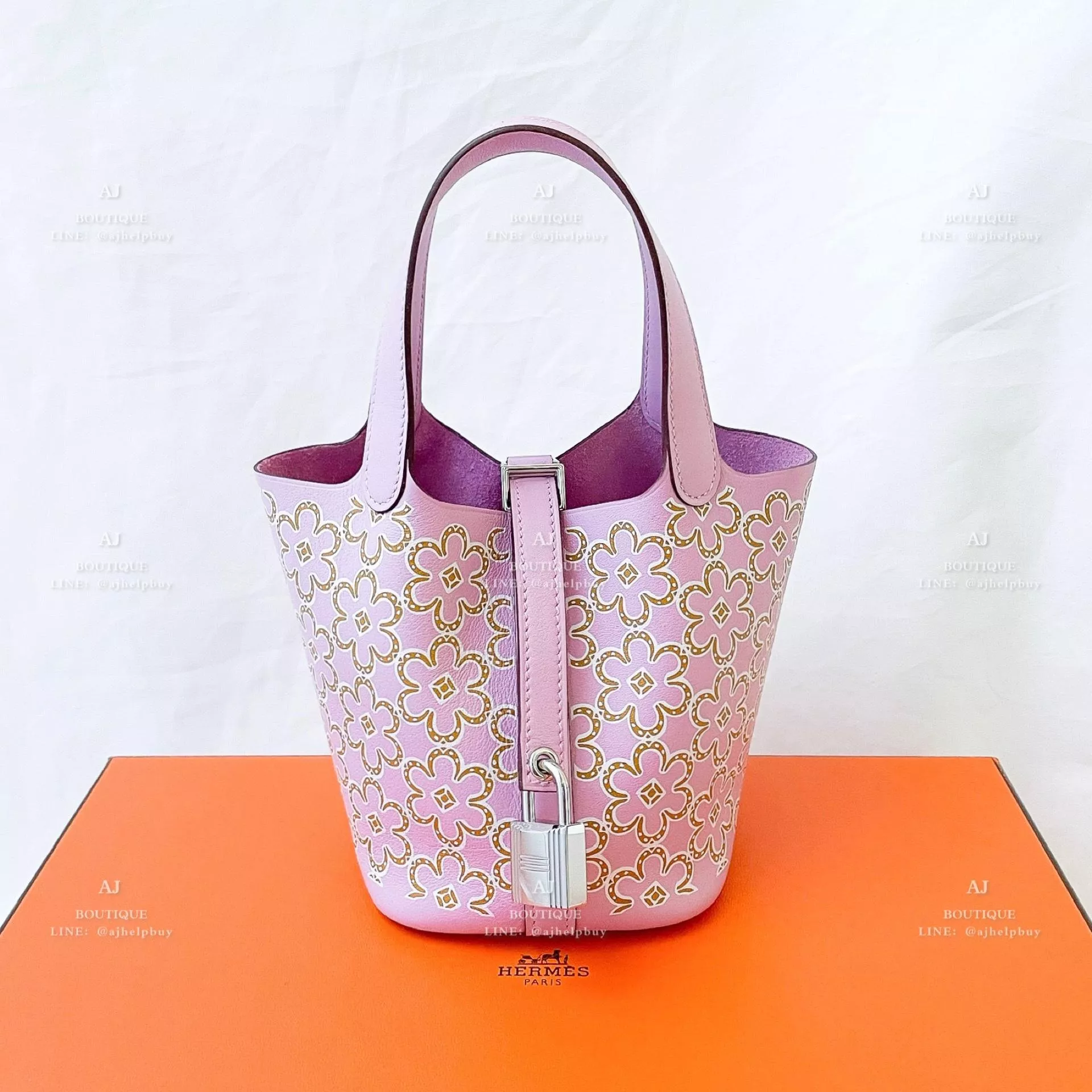 Hermes Micro Picotin 銀釦 限量款 代購照片
