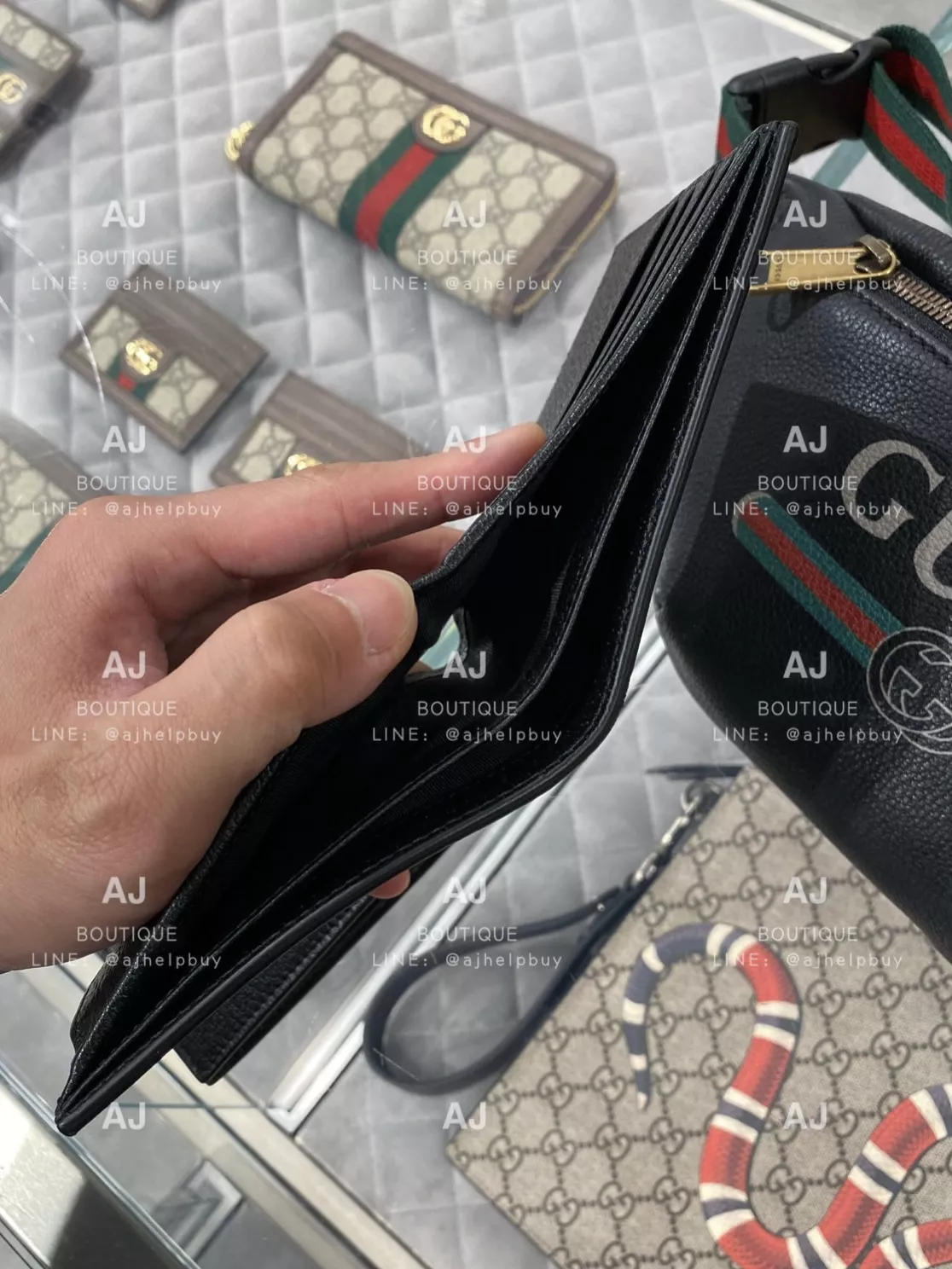 Gucci 經典短夾 代購照片2