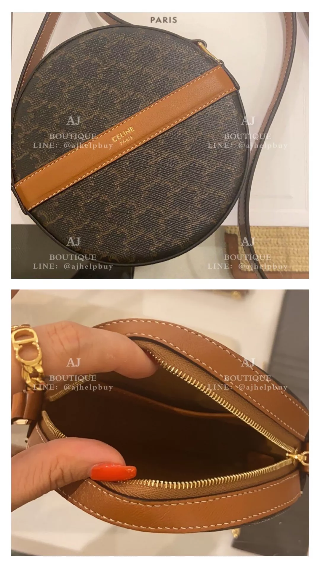Celine 老花小圓包 代購照片