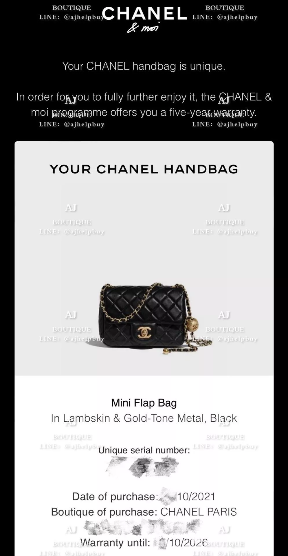 Chanel 金球 Mini Coco 17 方胖 黑色 代購照片2