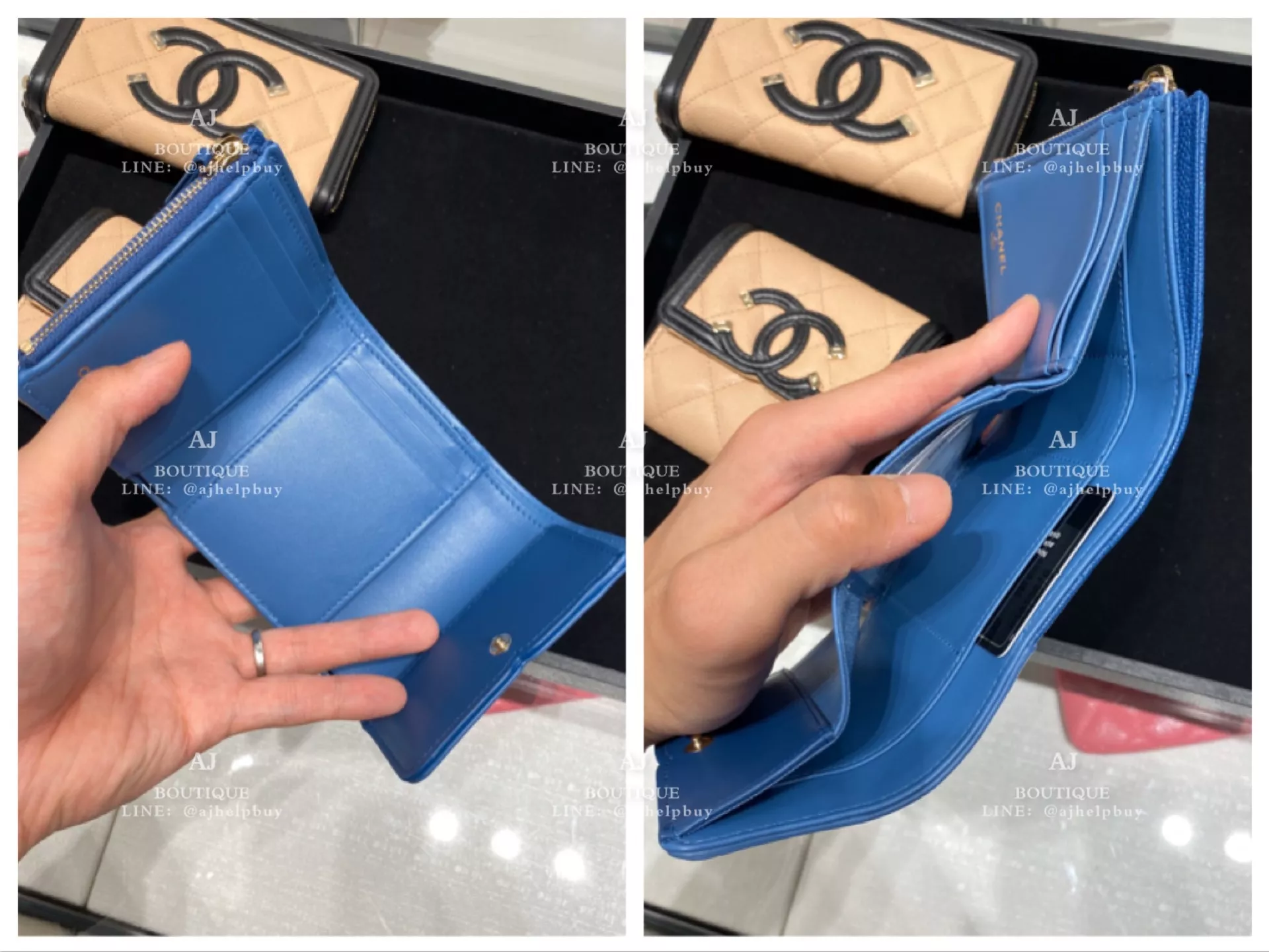 Chanel 三折短夾小款 大Cc 代購照片4