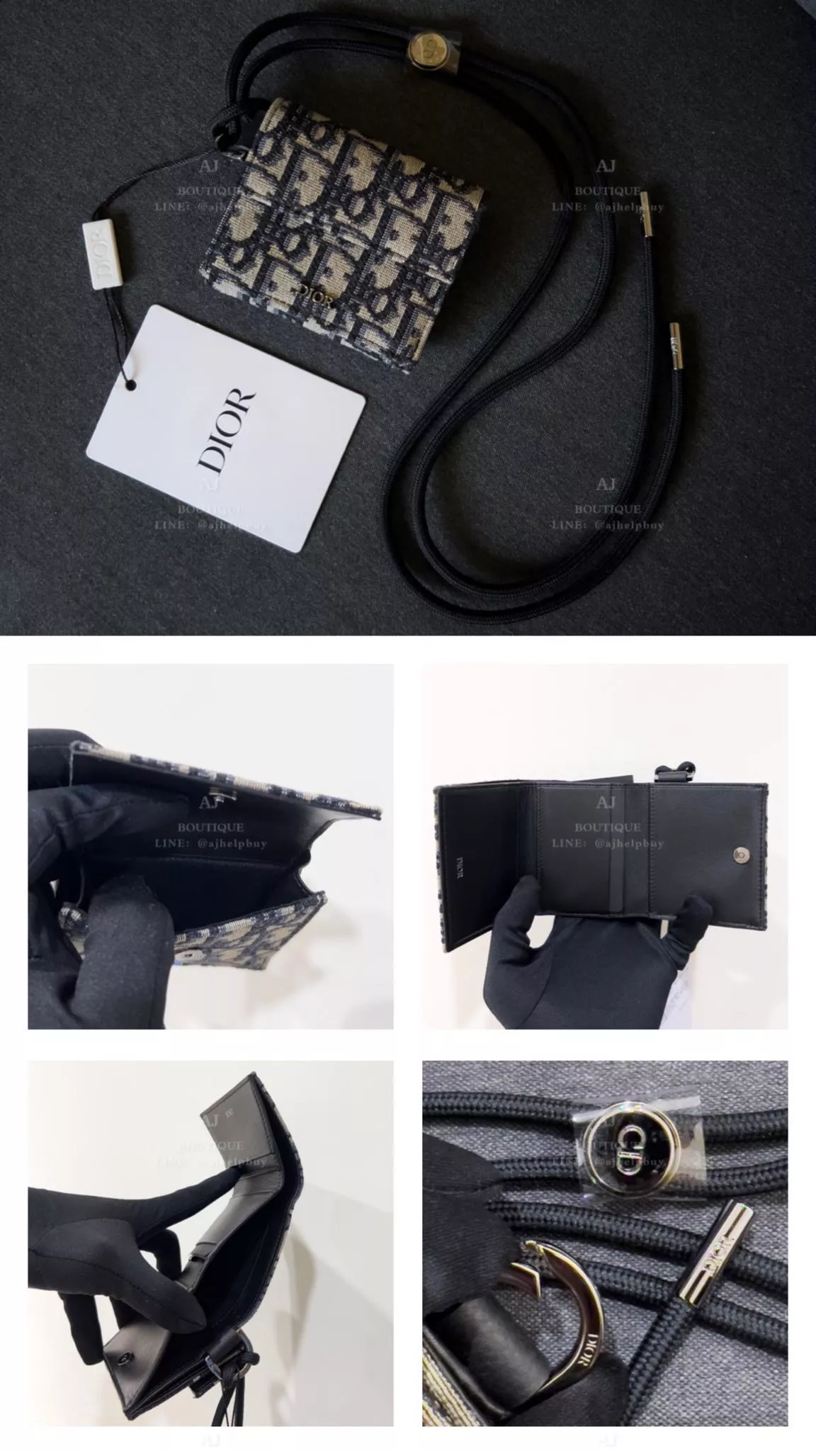 Dior 老花三摺短夾 日本限定款 代購照片
