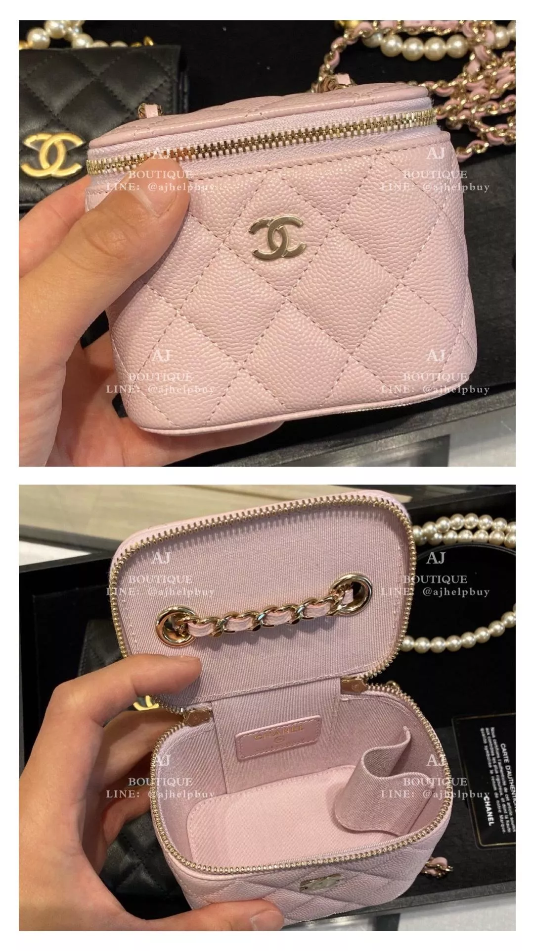 Chanel 小方盒 淺粉色~ 代購照片