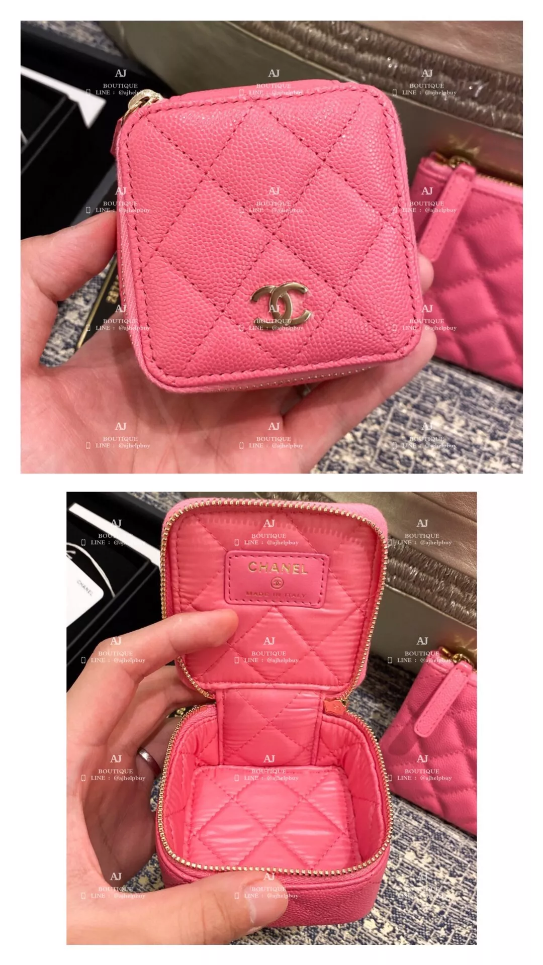 Chanel 粉紅珠寶盒 代購照片