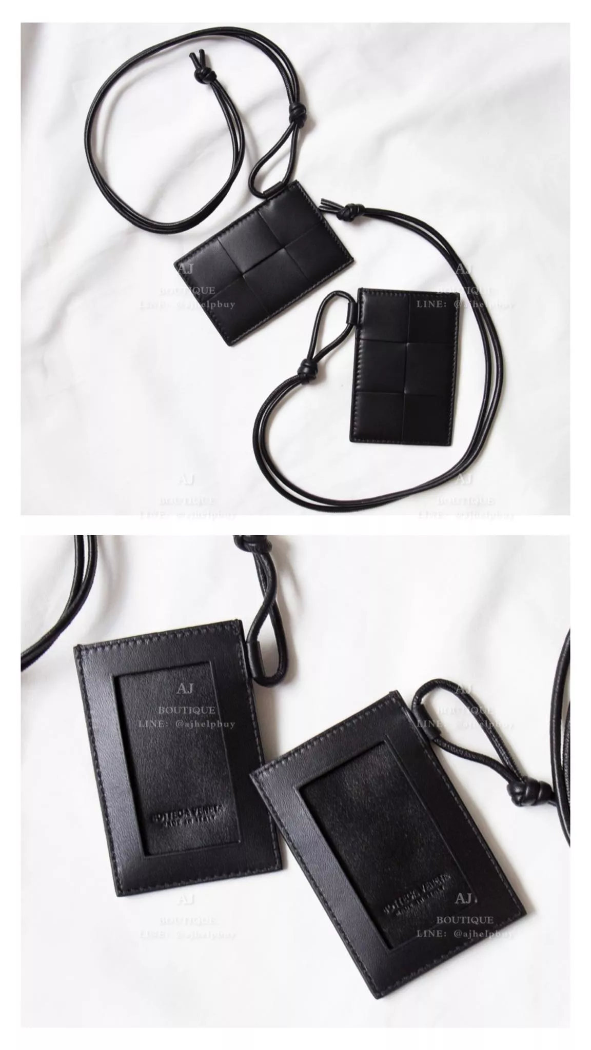 Bv Bottega Veneta 證件套 黑色 代購照片